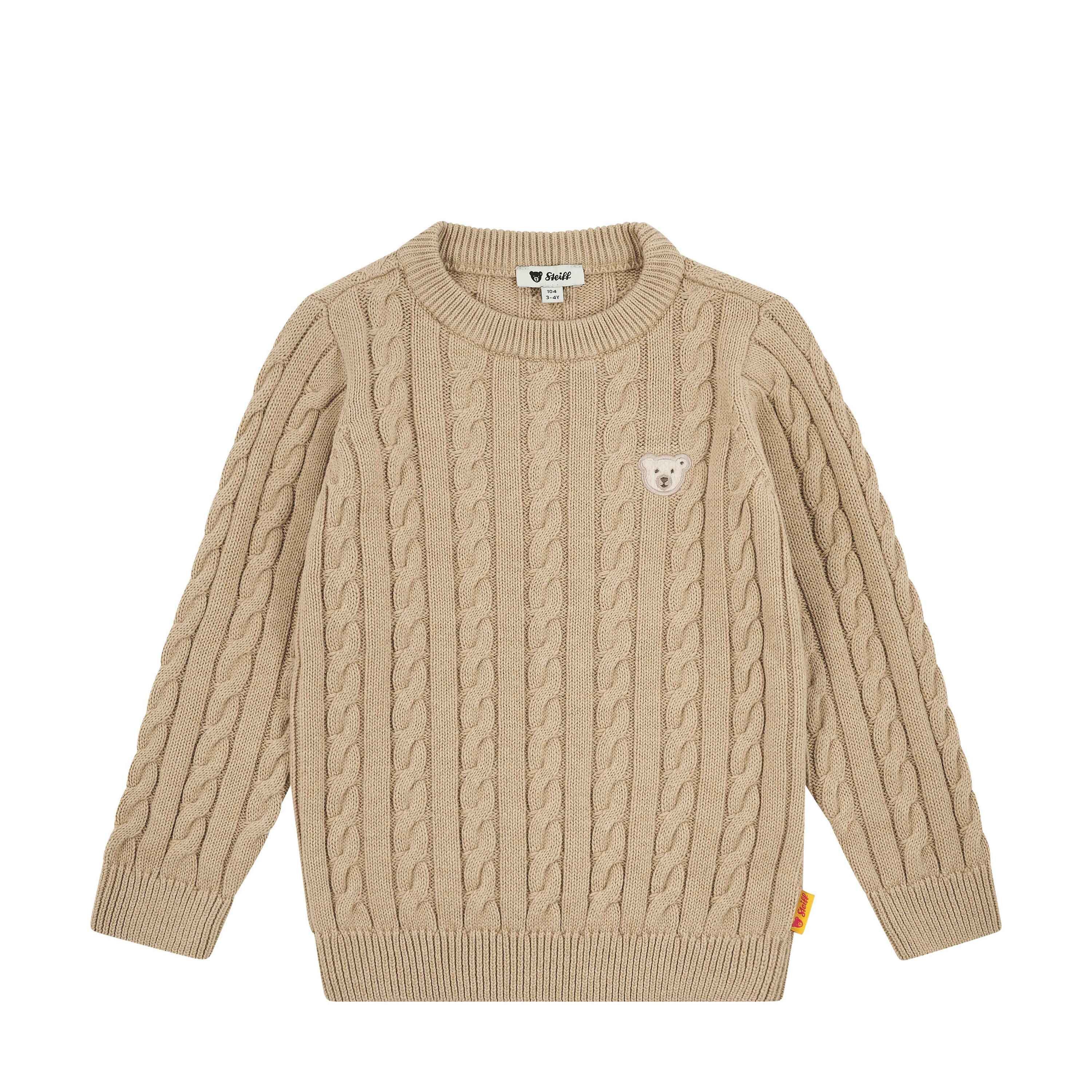 Steiff Rundhalspullover Pullover Off to the Moon