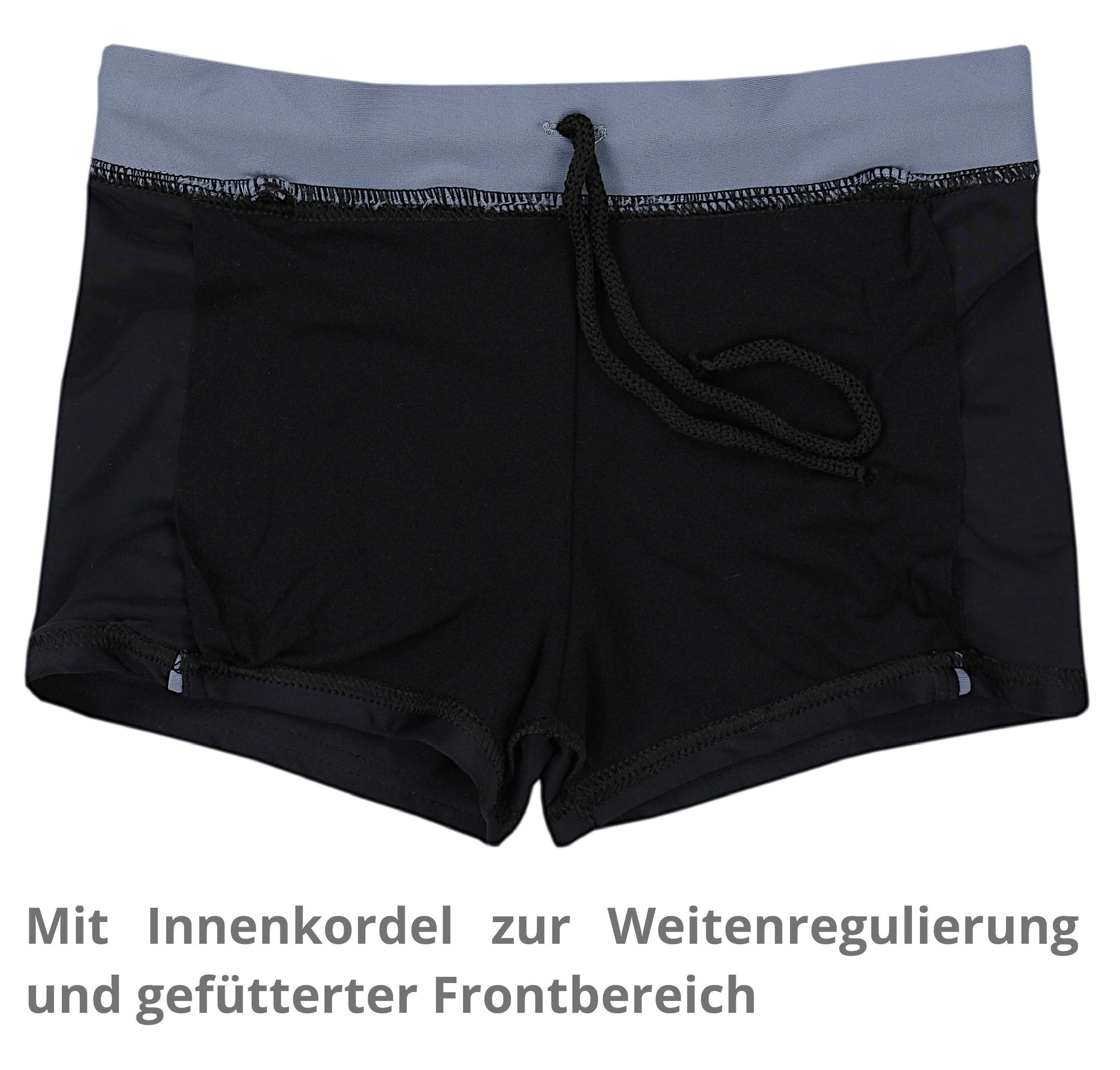 Aquarti Badeshorts Aquarti Jungen Badehose Schwimmhose Seitliche Paspel Kinder Badeshorts – Bild 5 von 5