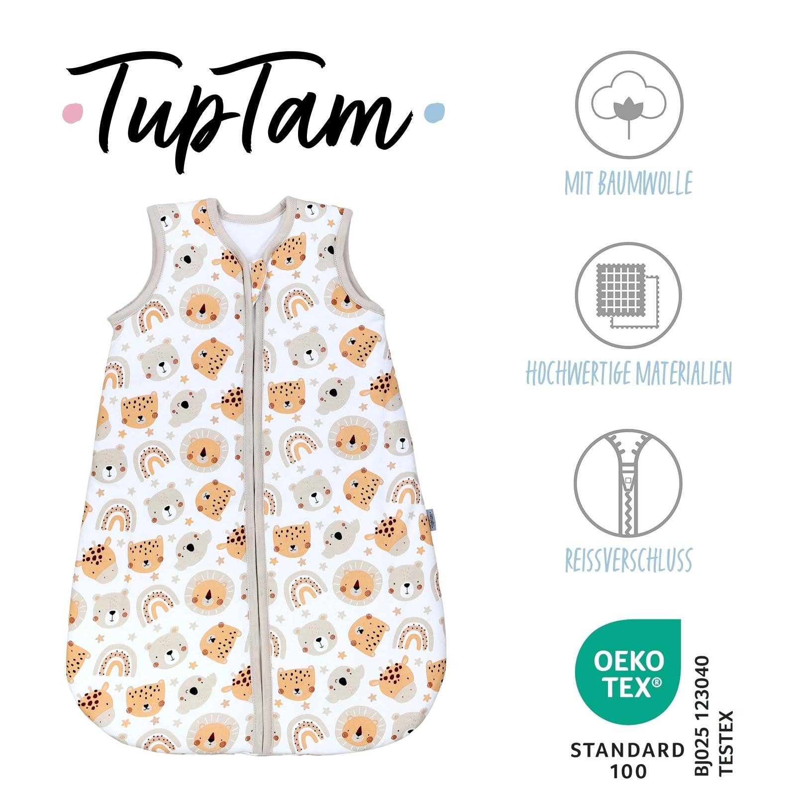 TupTam Babyschlafsack Babyschlafsack 2.5 TOG ärmellos wattiert