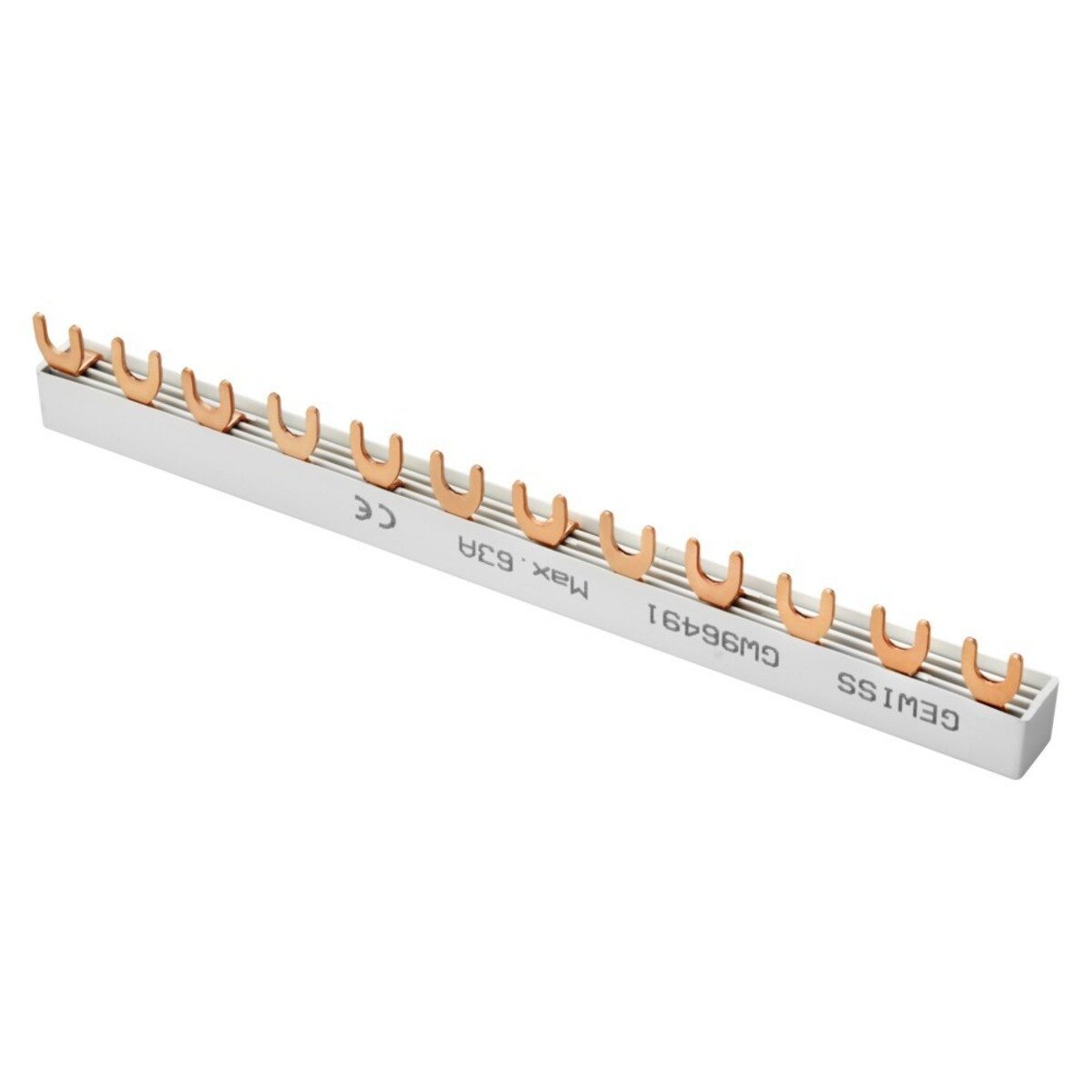 Gewiss Sicherheitsrelais Gewiss Kammschiene Gabel GW96491