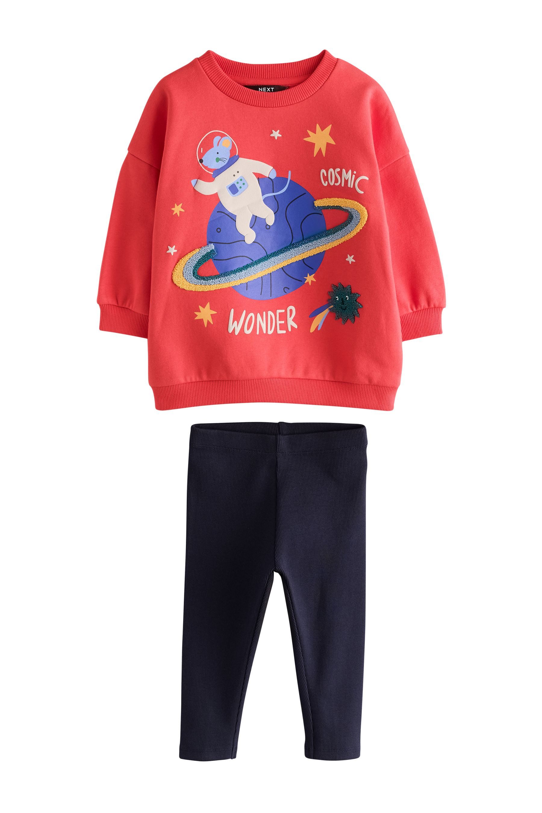 Next Sweatanzug Sweatshirt und Leggings, 2er-Set (2-tlg)