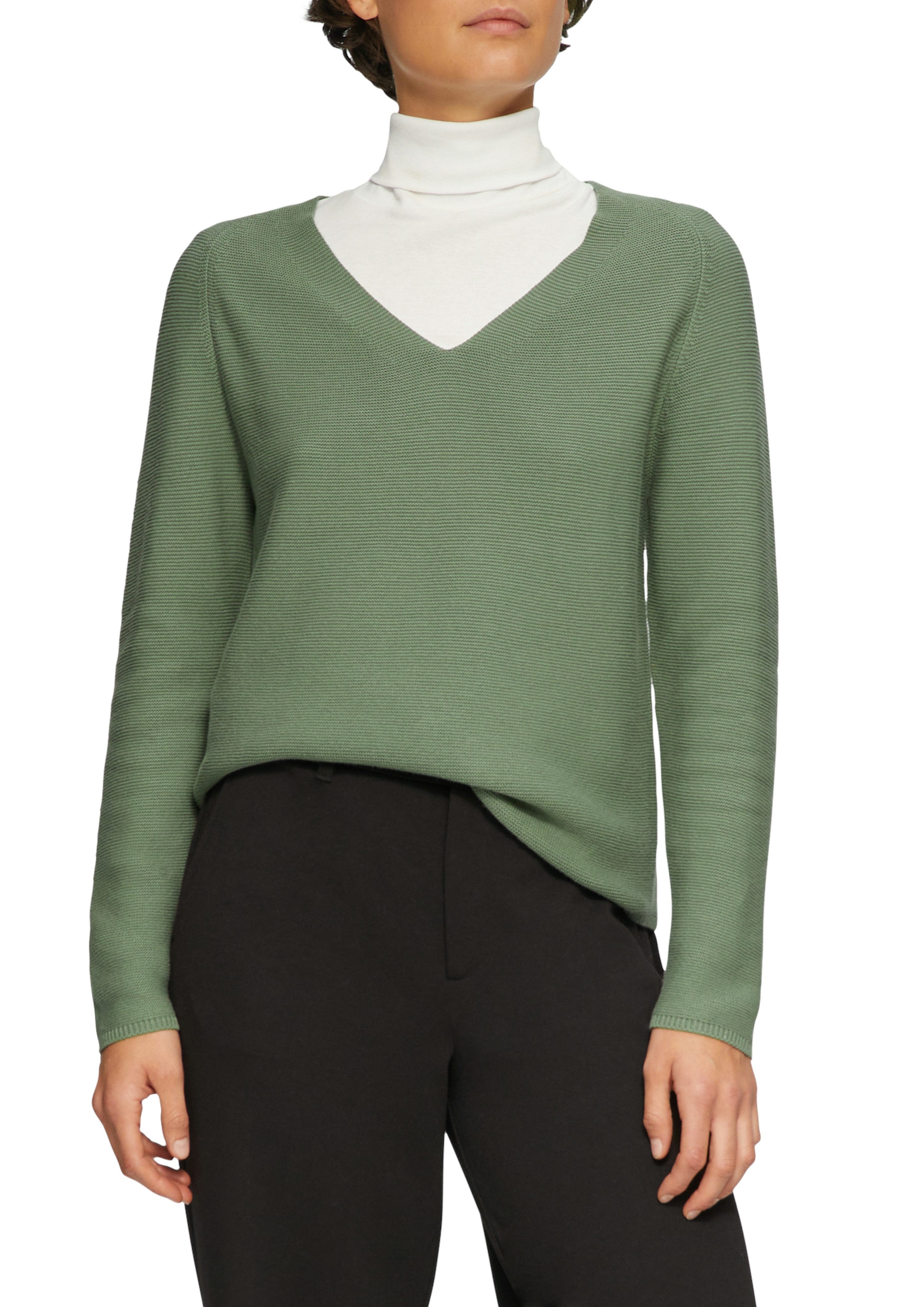 s.Oliver Strickpullover mit V-Ausschnitt günstig online kaufen