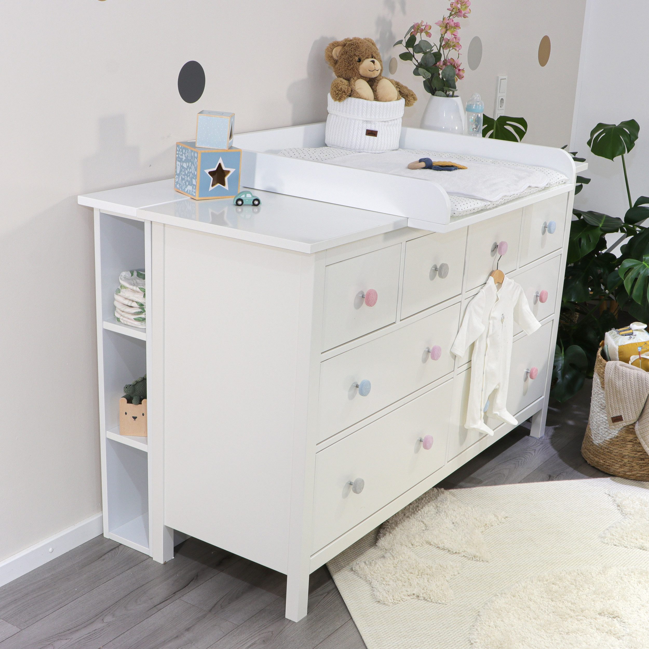 Puckdaddy GmbH Regalelement Lasse (19x30x93cm) für IKEA Hemnes Kommoden, 7- günstig online kaufen