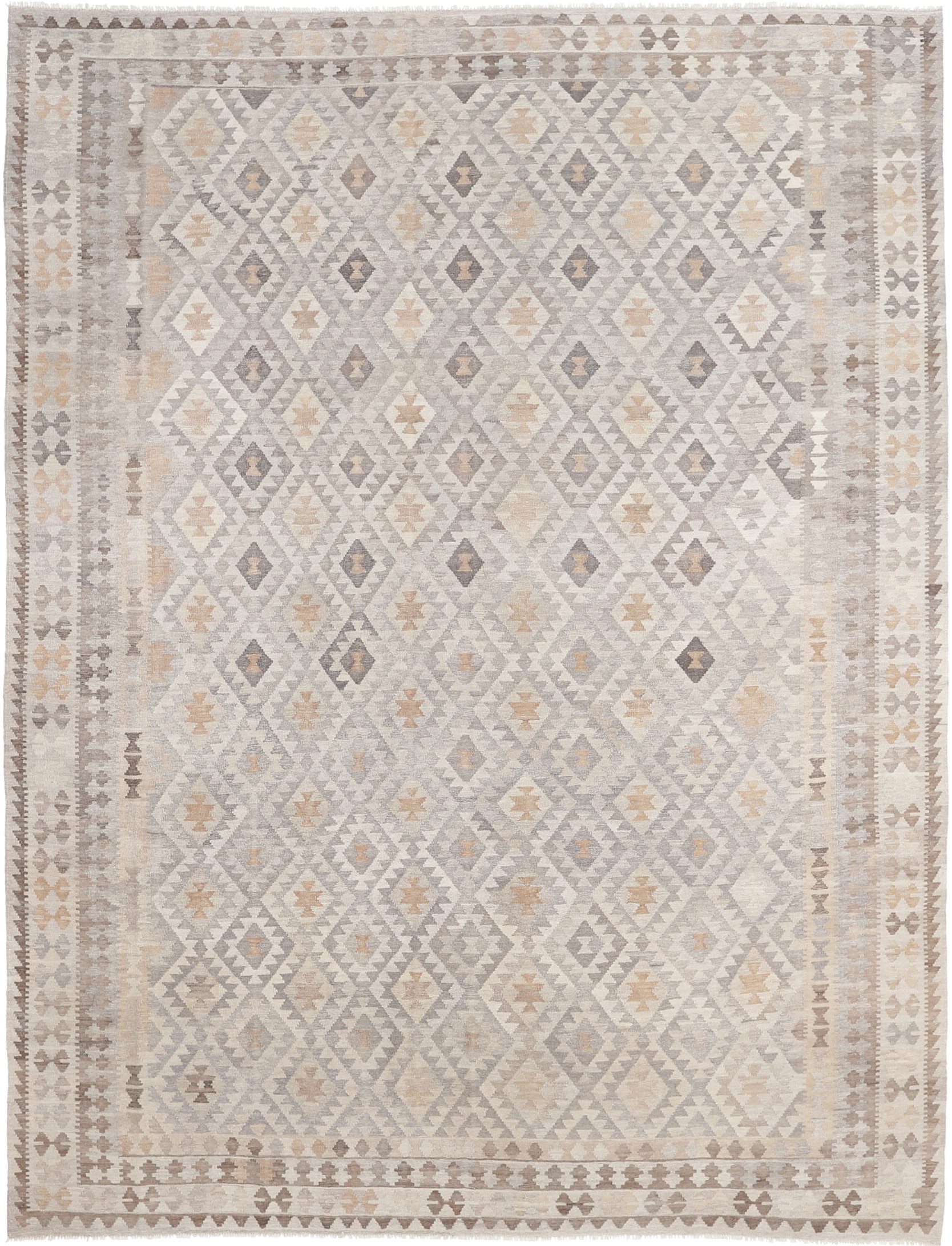 Carpet Avenue Teppich Kelim Afghan Royal Fine 366x279, Rechteck, Höhe: 4 mm