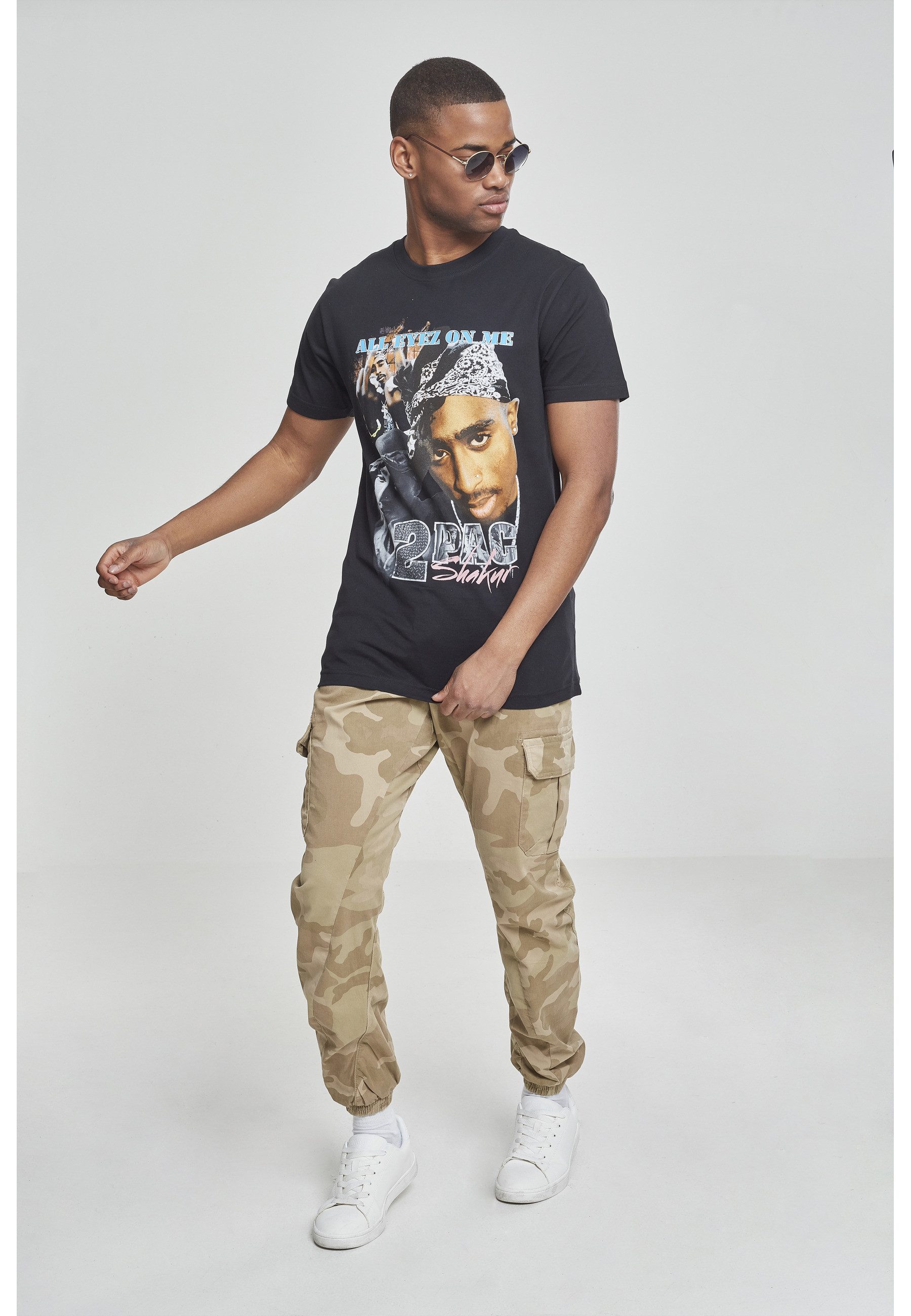 Merchcode T-Shirt Merchcode Herren Tupac Retro Tee (1-tlg)