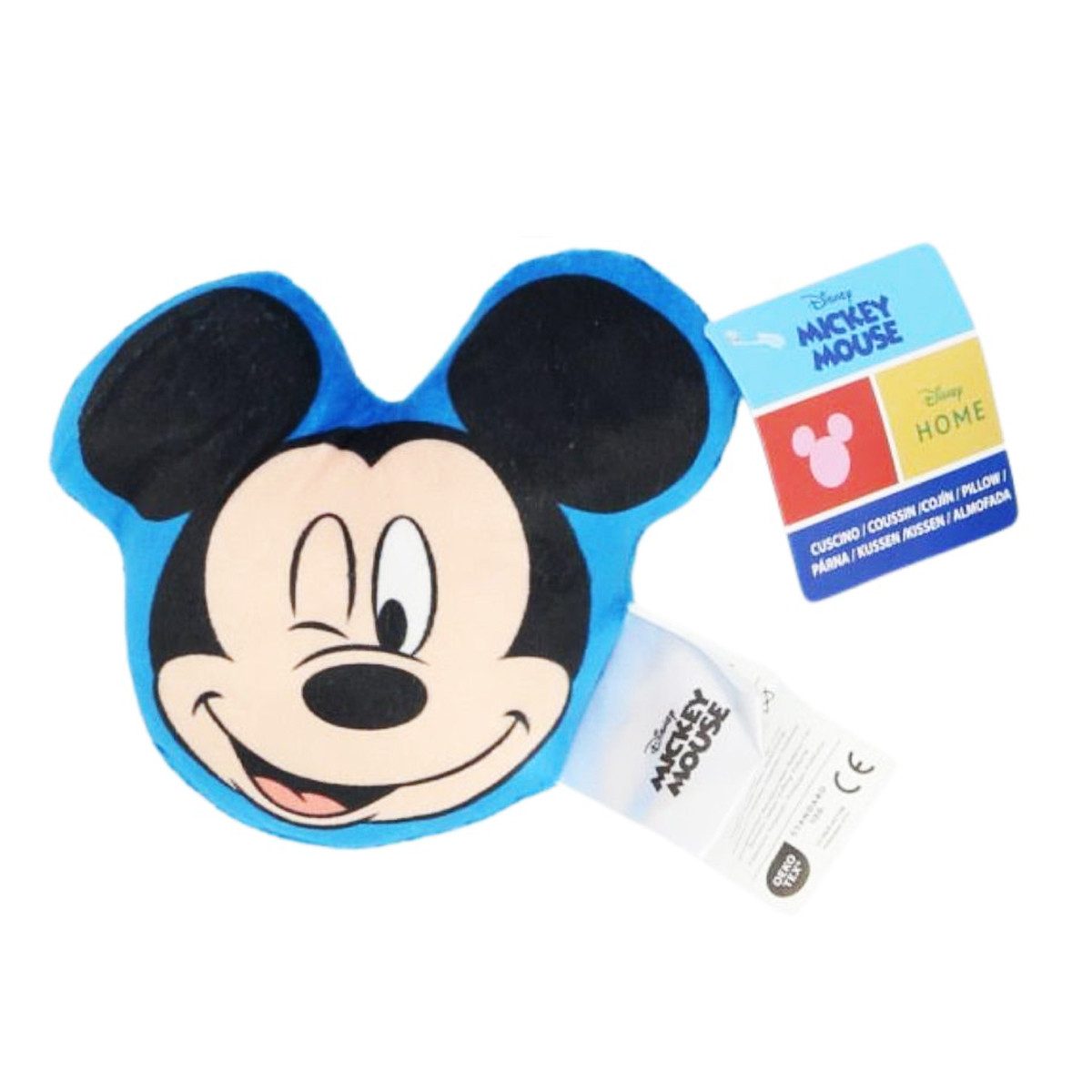 Disney Mickey Mouse Dekokissen Mini Kissen 15 cm 3D Motivkissen für Bett Sofa Kinderzimmer