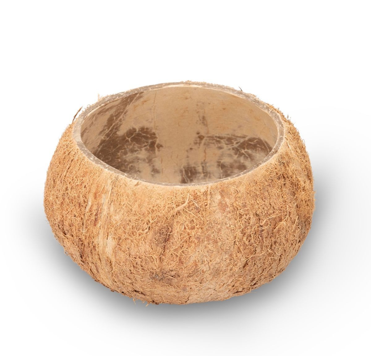 NaDeco Bastelnaturmaterial Kokos Becher Natur, Durchmesser 10-13cm, Höhe von 8-10 cm i
