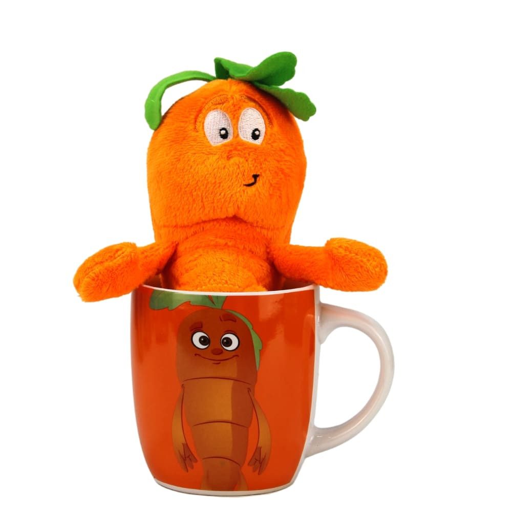 BEMIRO Tierkuscheltier Plüsch Karotte in Tasse günstig online kaufen