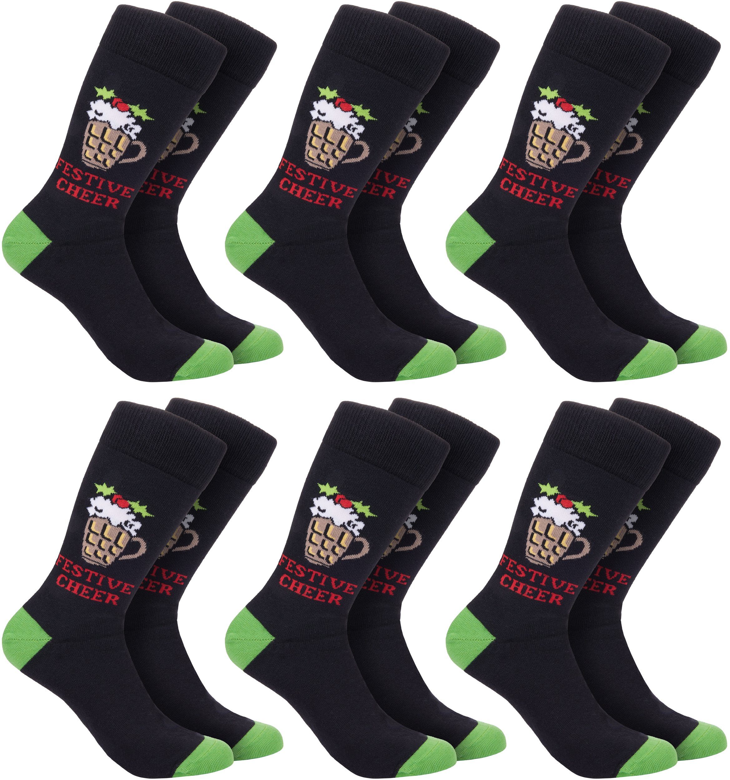 BRUBAKER Socken Herren Weihnachtssocken, Lustige Socken günstig online kaufen