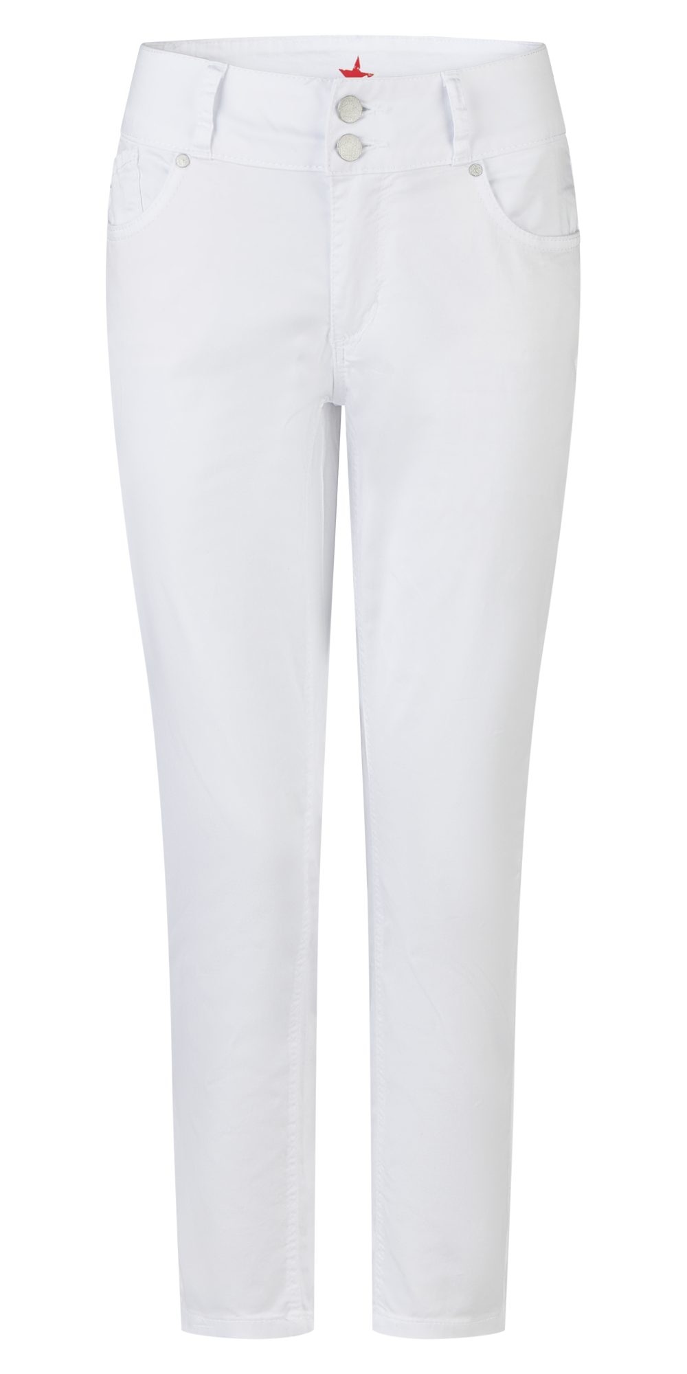 Stretch-Jeans BUENA VISTA TUMMYLESS 7/8 white BV B5658 4003.32 - Stretch Twill