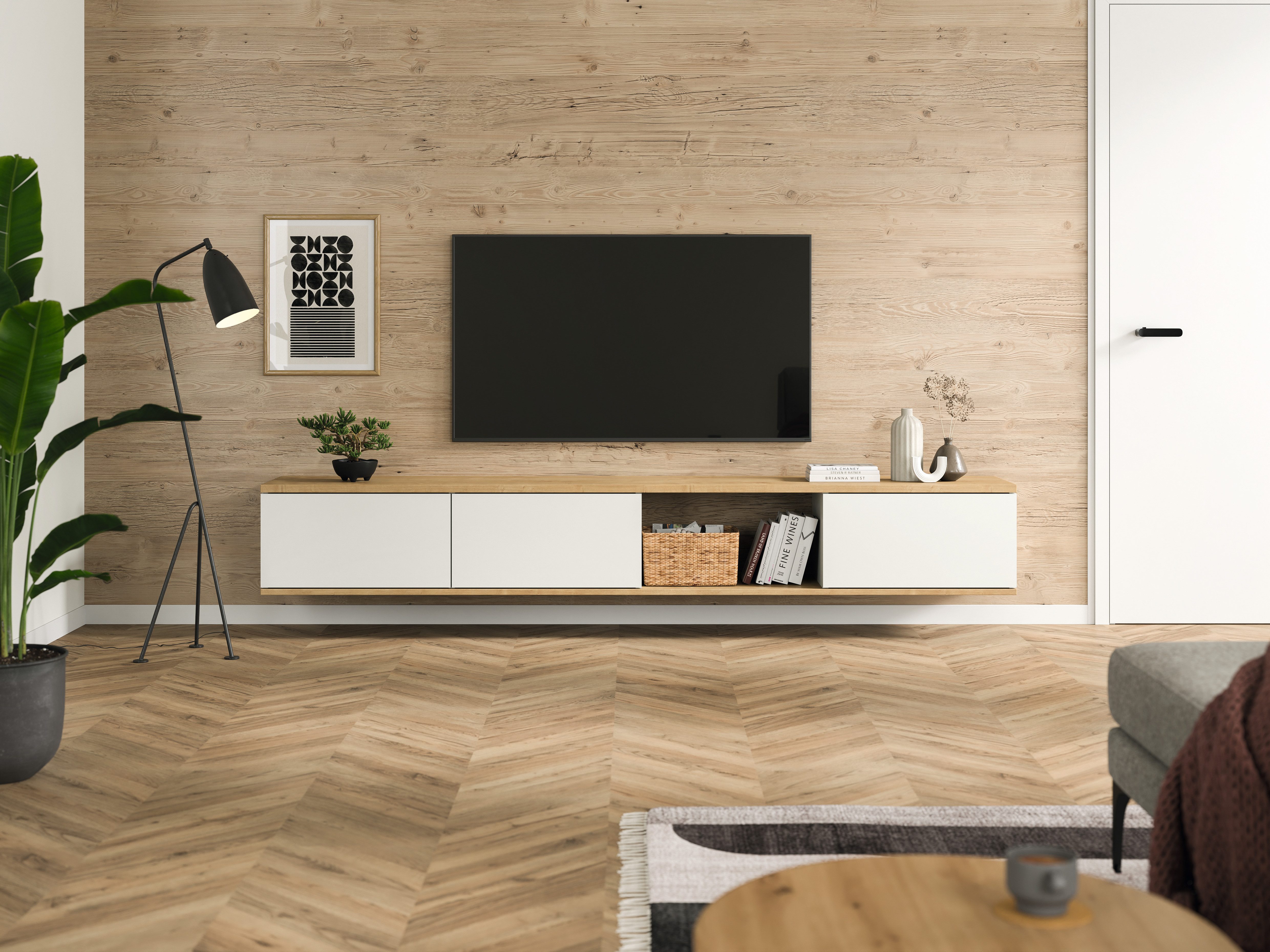 EGGER Wandpaneel EGGER Wandpaneel DecoWall DO006 Namur Fichte hell, 2,48m² günstig online kaufen