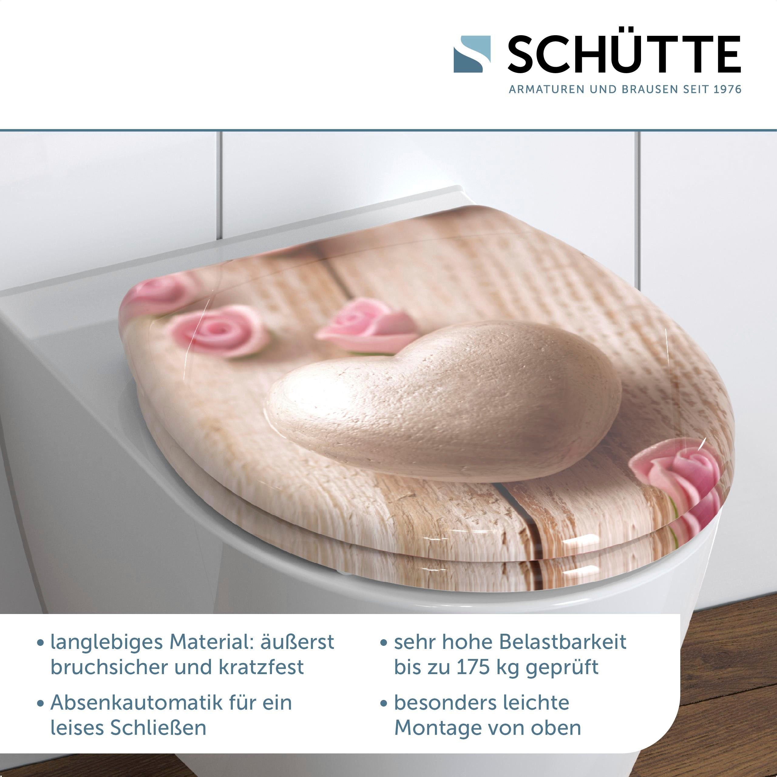 Schütte WC-Sitz Romantik, Duroplast, mit Absenkautomatik und Schnellverschl günstig online kaufen
