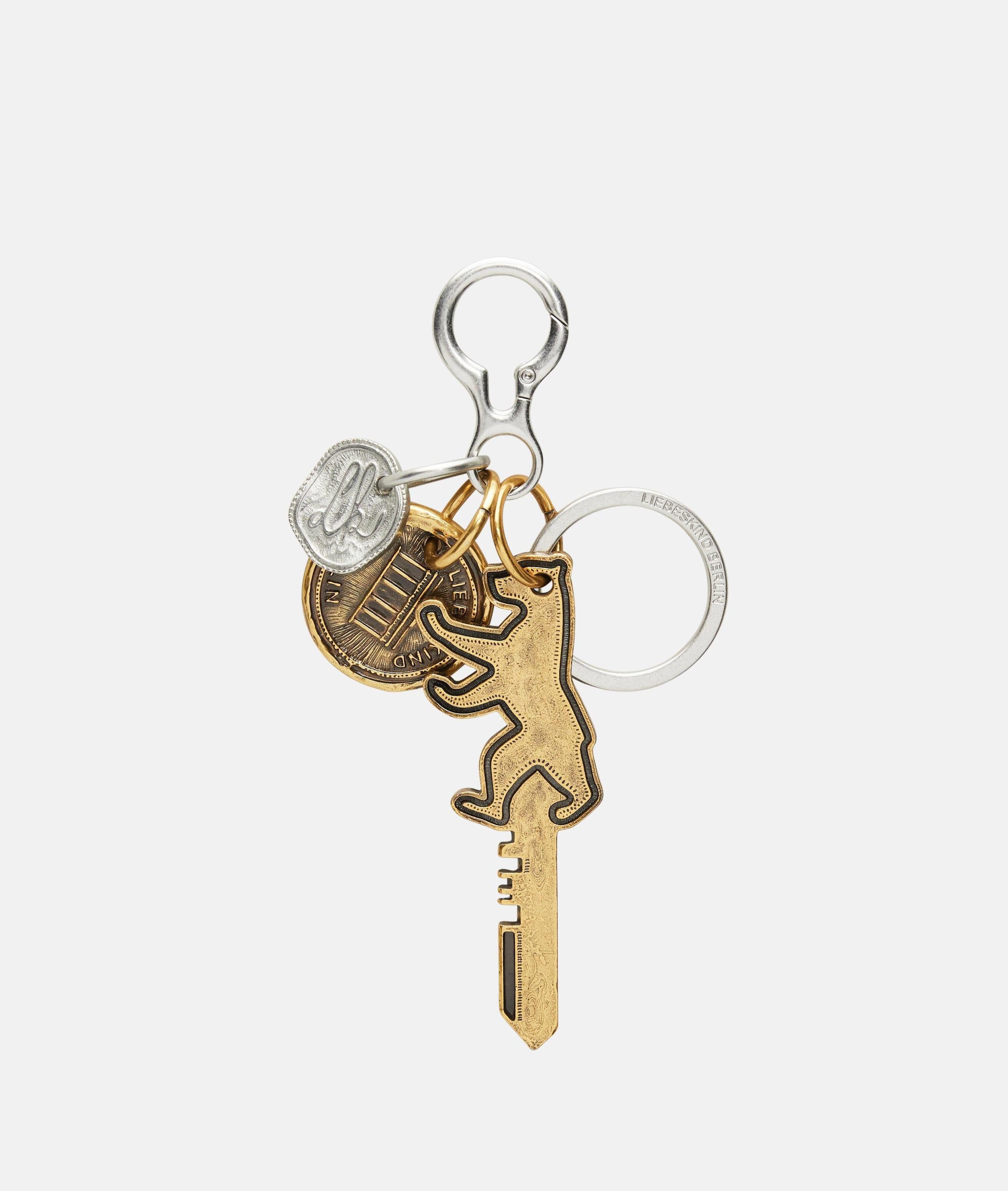 Liebeskind Berlin Schlüsselanhänger Schlüsselanhänger mit Bär, Keyring