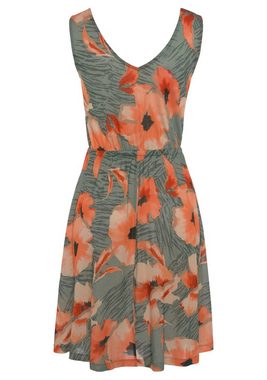 LASCANA Jerseykleid mit Blumendruck, Sommerkleid, Strandkleid