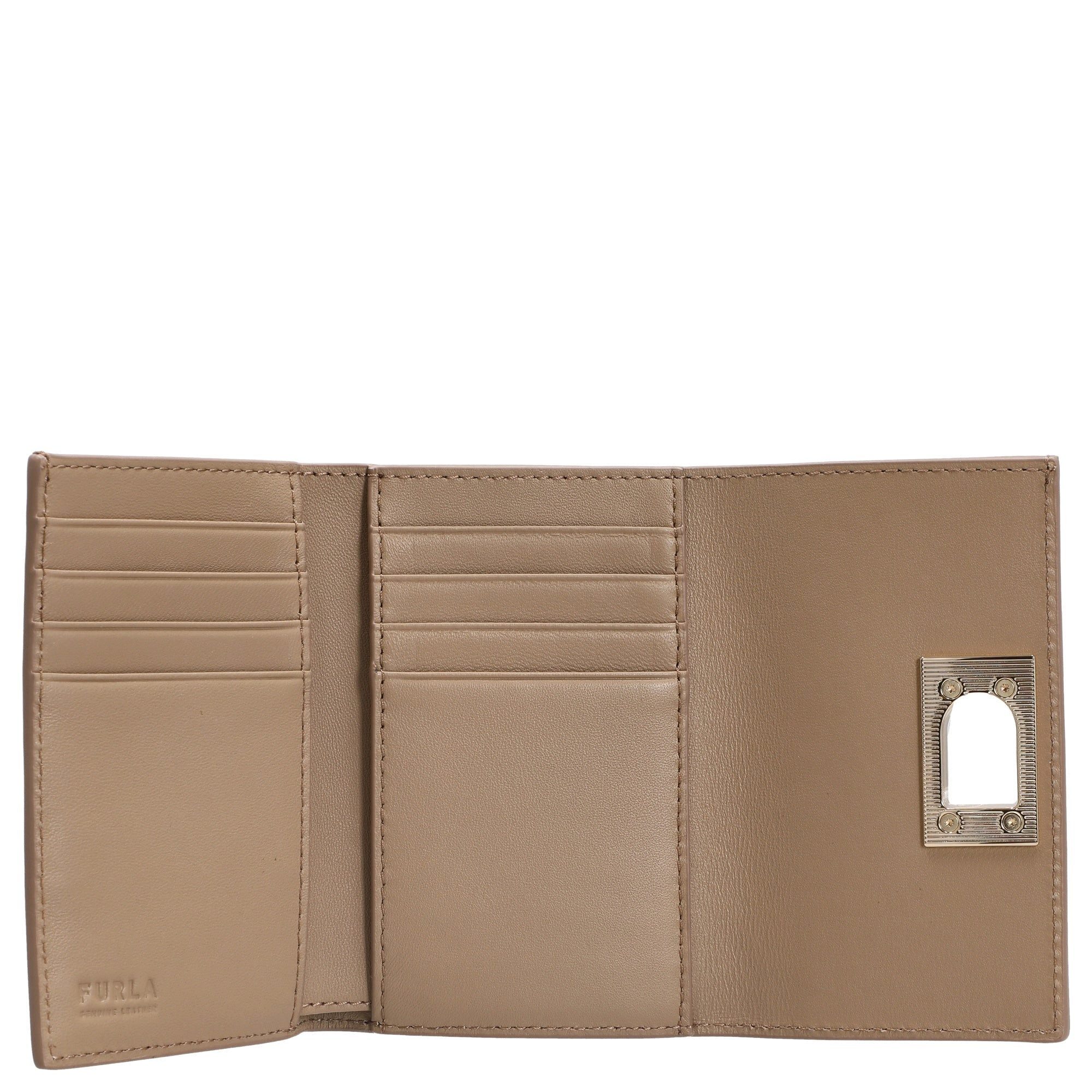 Furla Geldbörse 1927 M Compact Wallet - Geldbörse M 8cc 13 cm (greige) günstig online kaufen