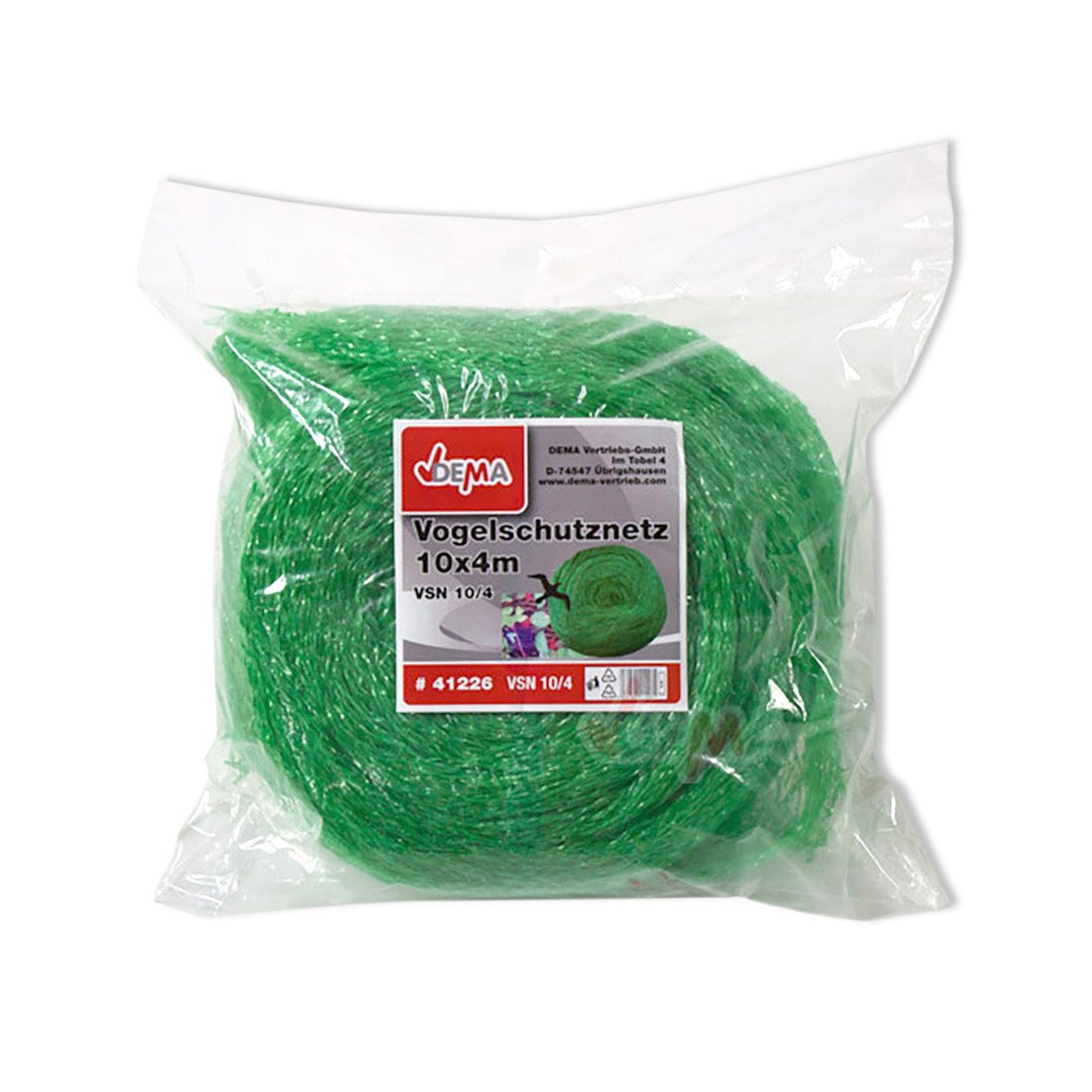 DEMA Schutznetz Vogelschutznetz 10x4m, BxL: 4000x10000 m