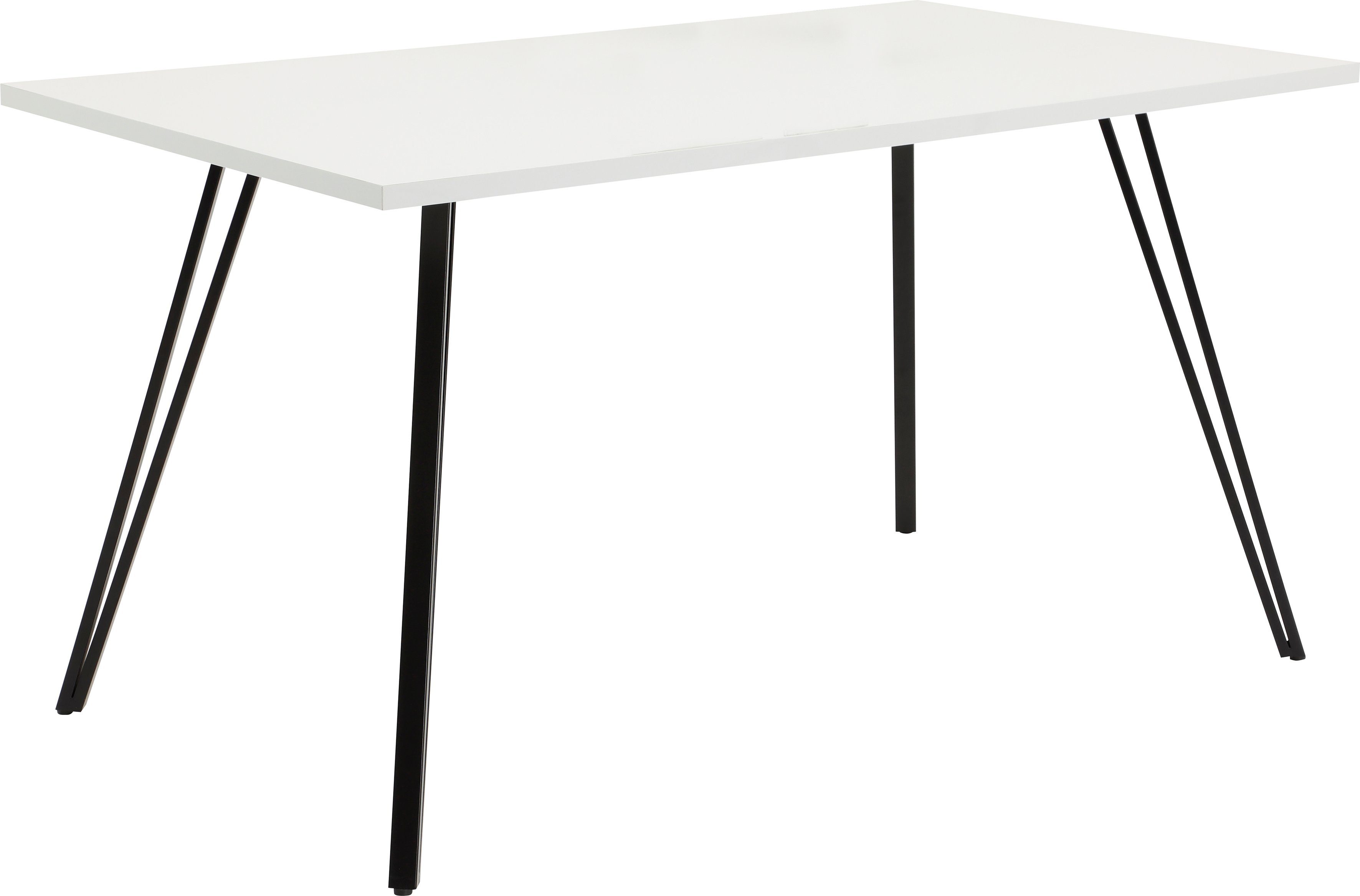 HELA Essgruppe Jenn, (5-tlg), Tisch Hochglanz, 4 Stühle BESTSELLER, Esszimmer Gruppe
