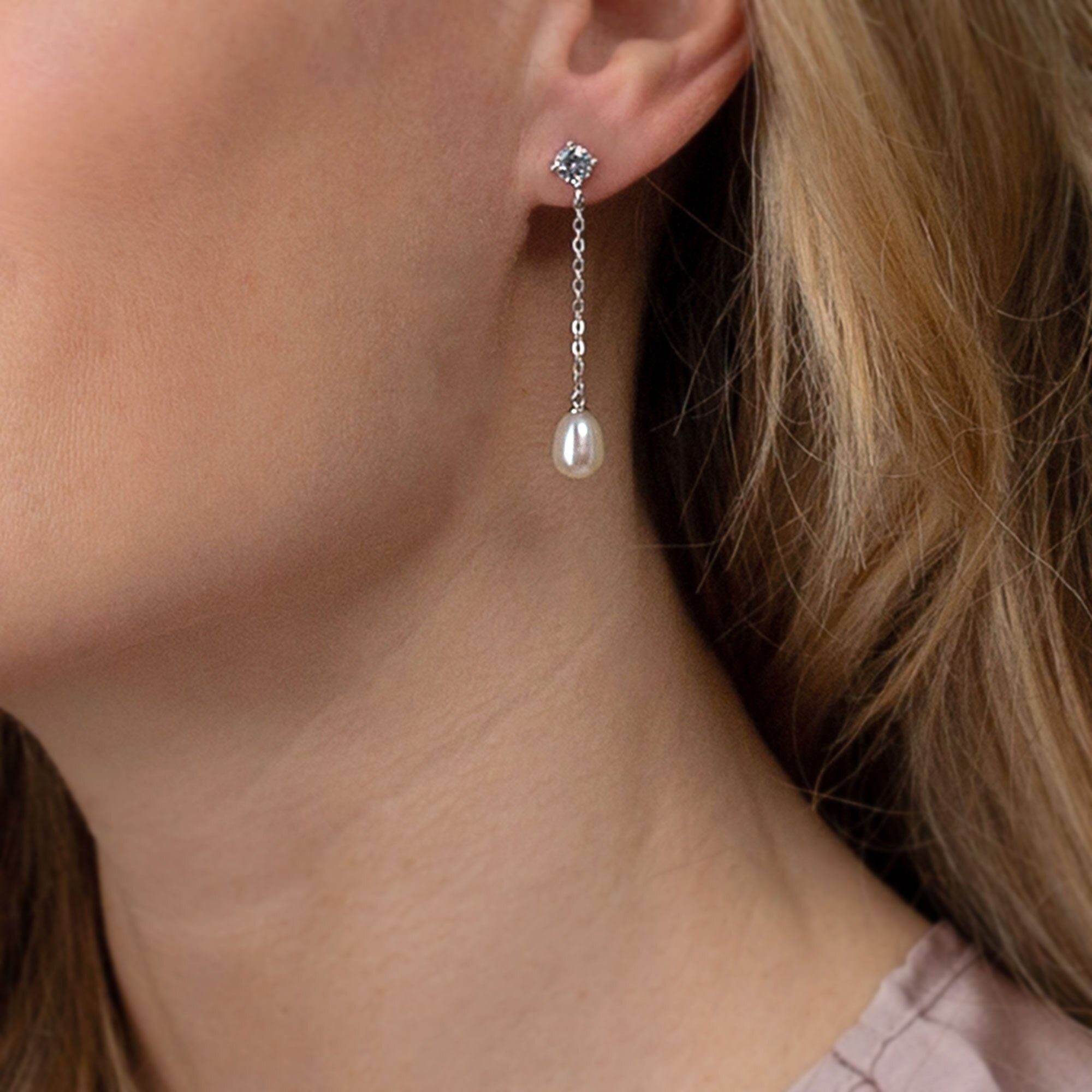 AILORIA Perlenohrringe MASAMI Ohrringe, 925 Sterling Silber mit Süßwasserpe günstig online kaufen