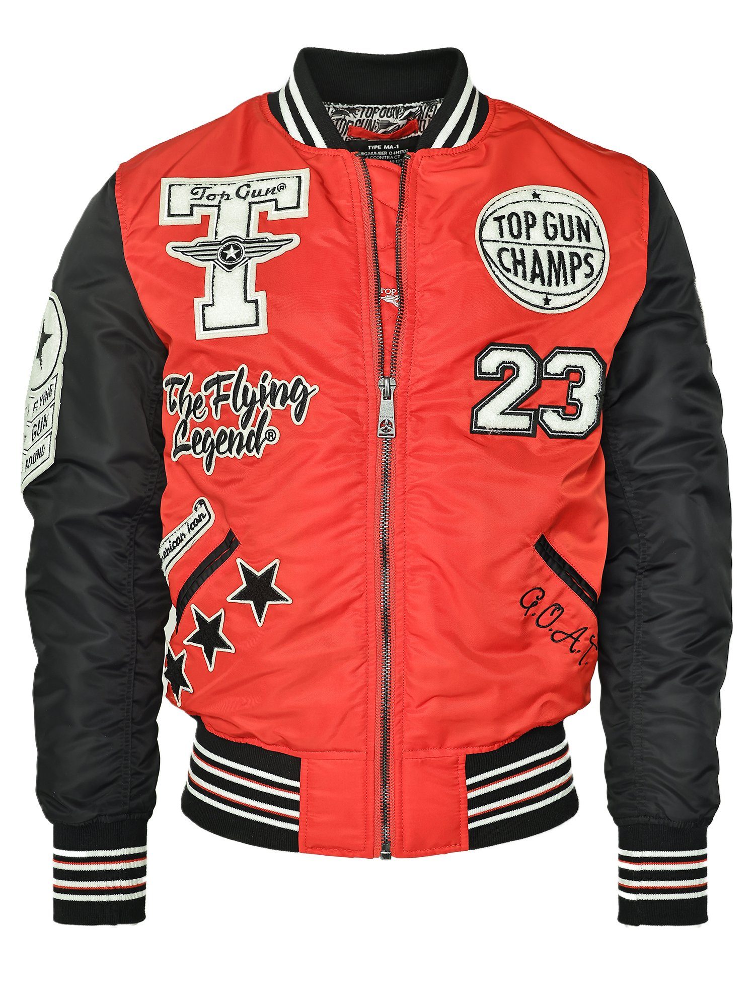 red GUN TG22032 TOP Bomberjacke