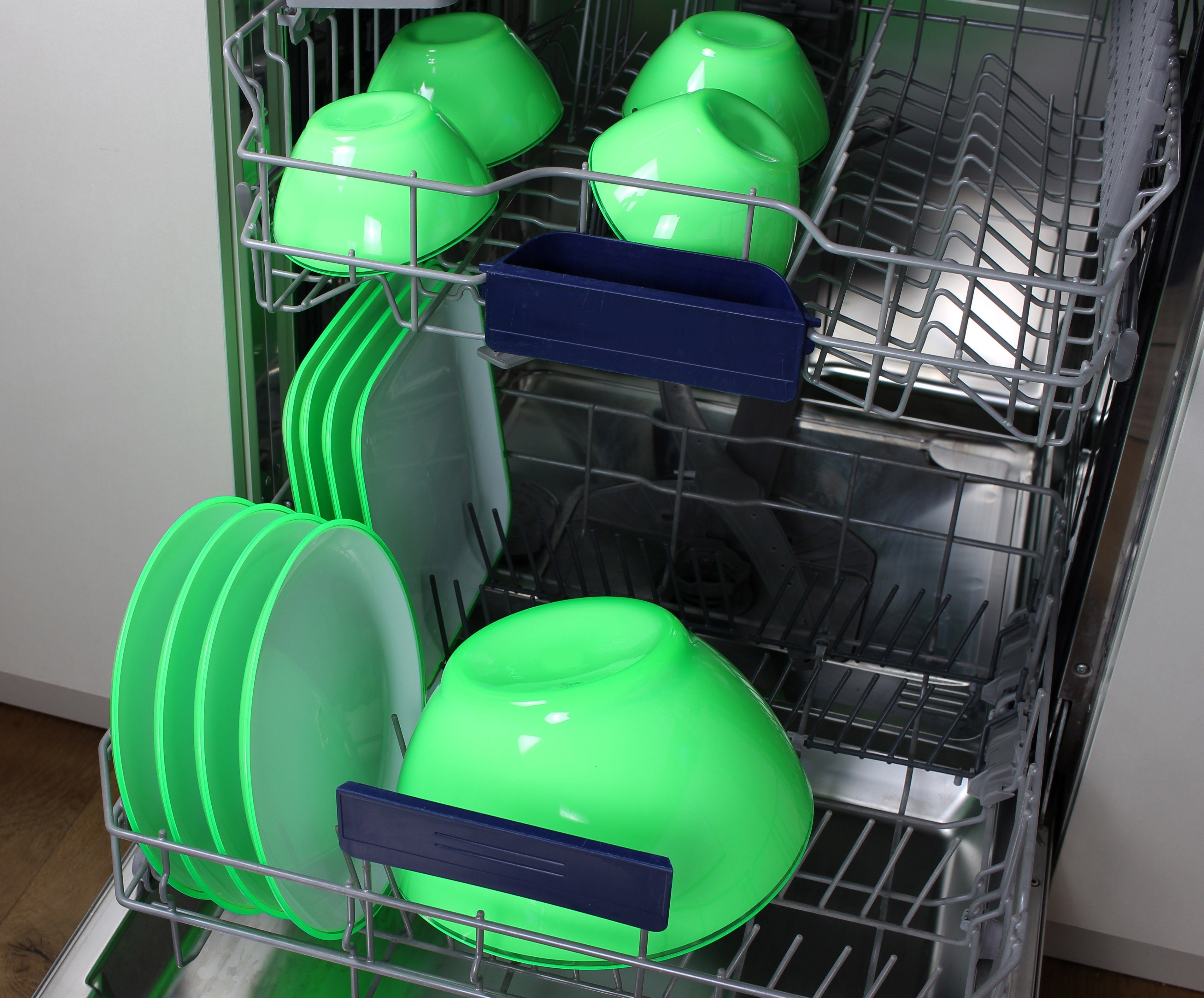 Salatschüssel klein spülmaschinengeeignet Set LindenBerg stapelbar Stück 4 grün