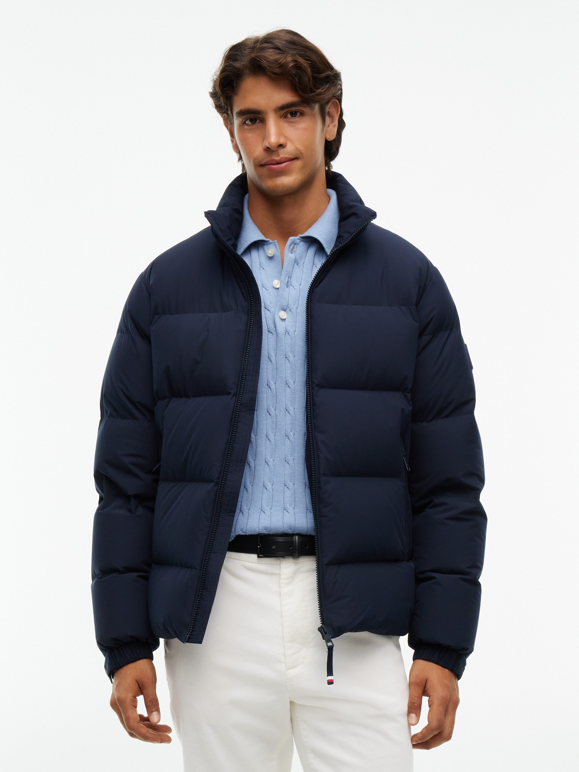 Tommy Hilfiger Daunenjacke DOWN STAND PUFFER Winterjacke, weiche Daunenfüllung
