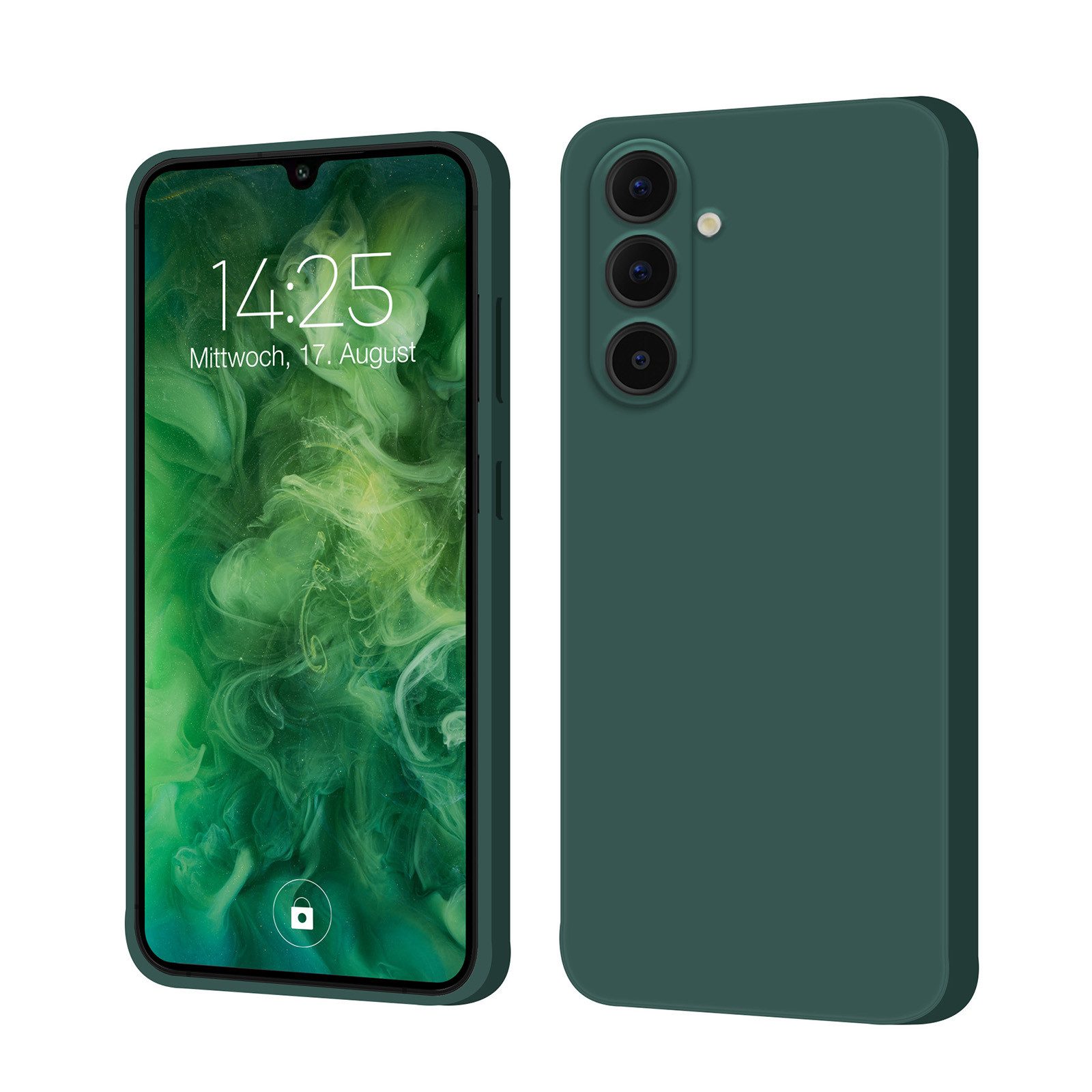 Tec-Expert Handyhülle SoftGrip Cover Hülle für Samsung Galaxy A55 5G, Handy Case Bumper integrierter Kameraschutz flexibel