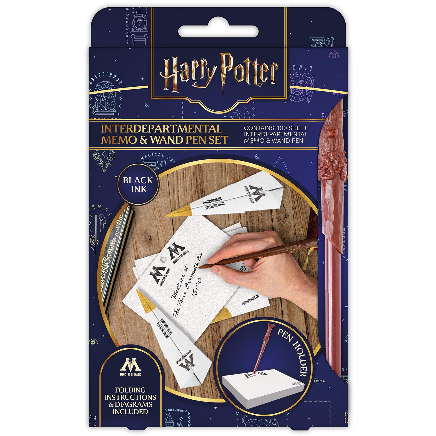 Blue Sky Designs Notizbuch Harry Potter - Notizblock & Zauberstabstift