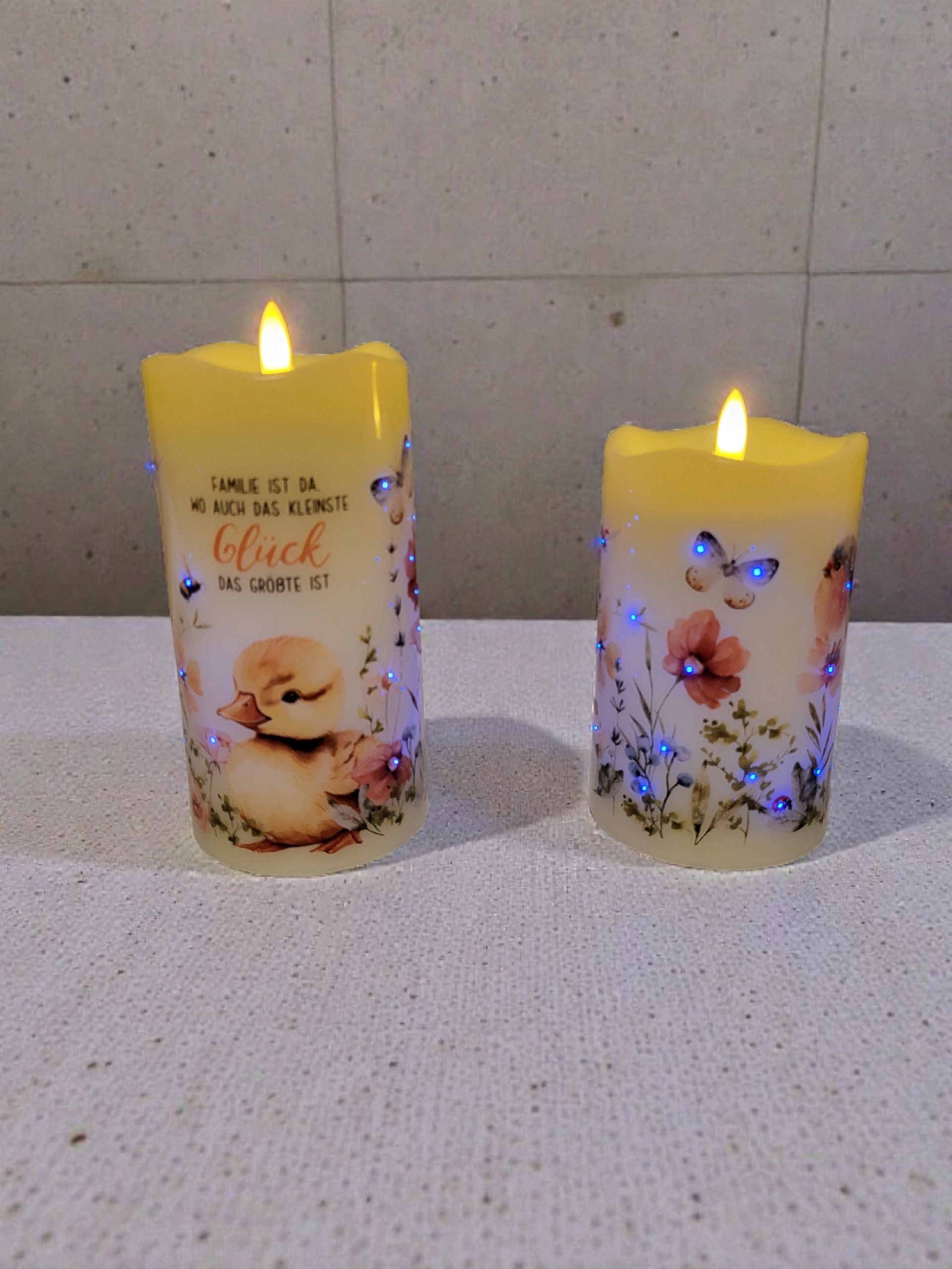 HSE24 LED-Kerze Lumesso LED Stumpenkerze Filament, 2tlg.