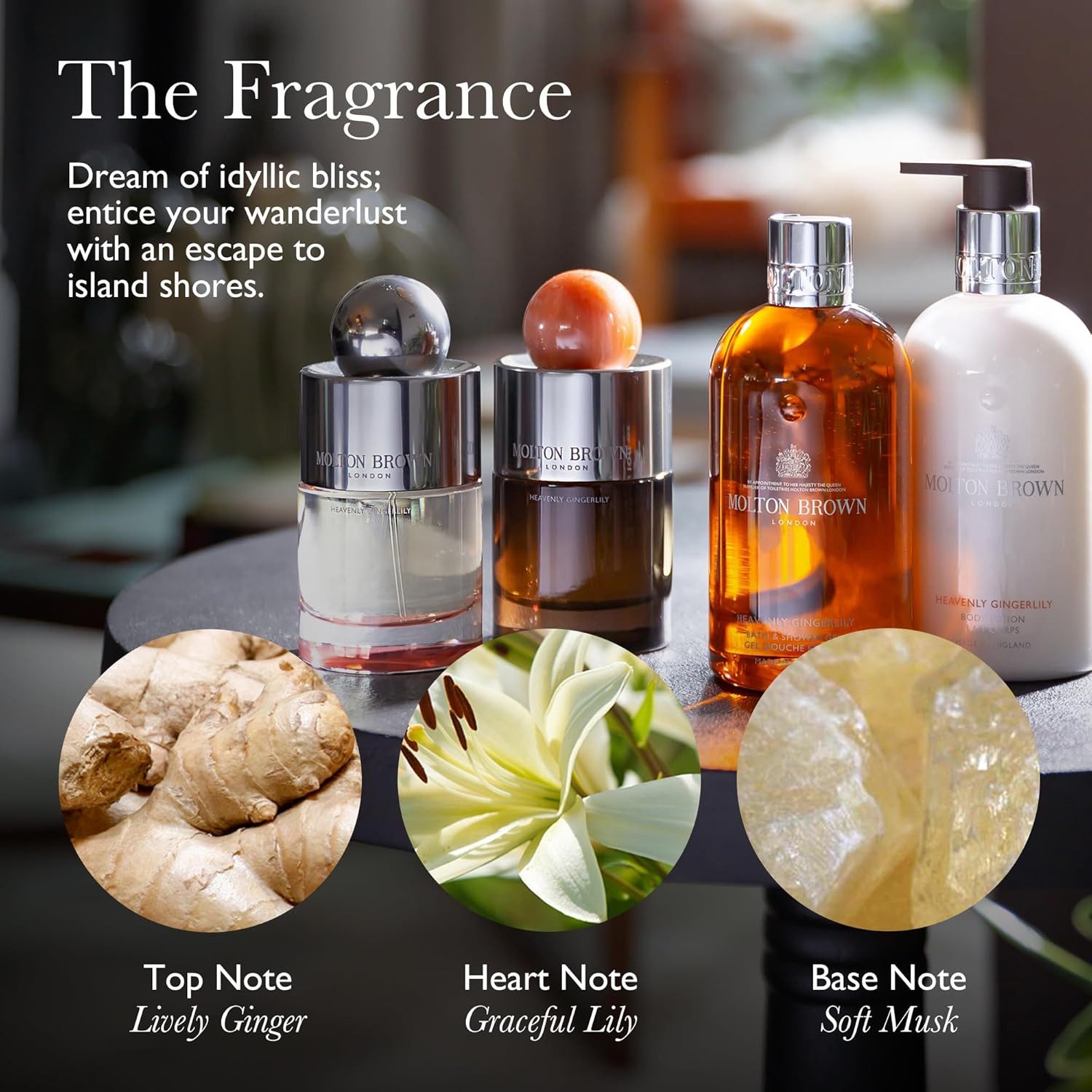 MOLTON BROWN Handseife Heavenly Gingerlily edle Handseife, 1-tlg.