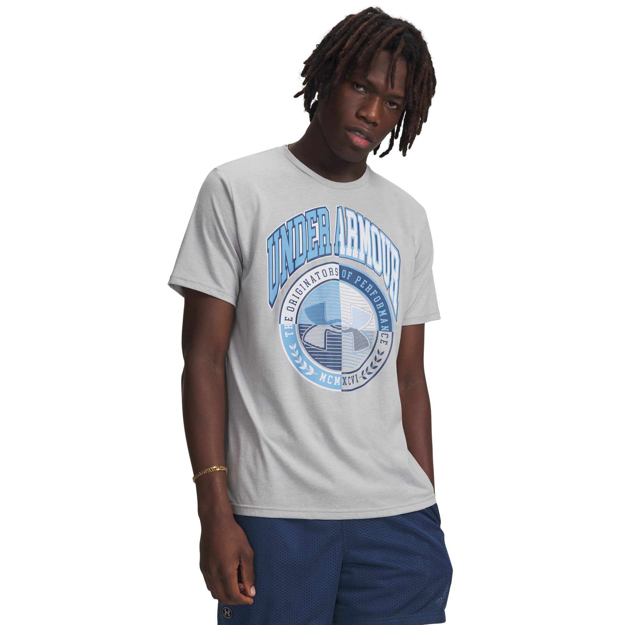 Under Armour® T-Shirt Under Armour Herren T-Shirt UA M Varsity Crest SS 6009249