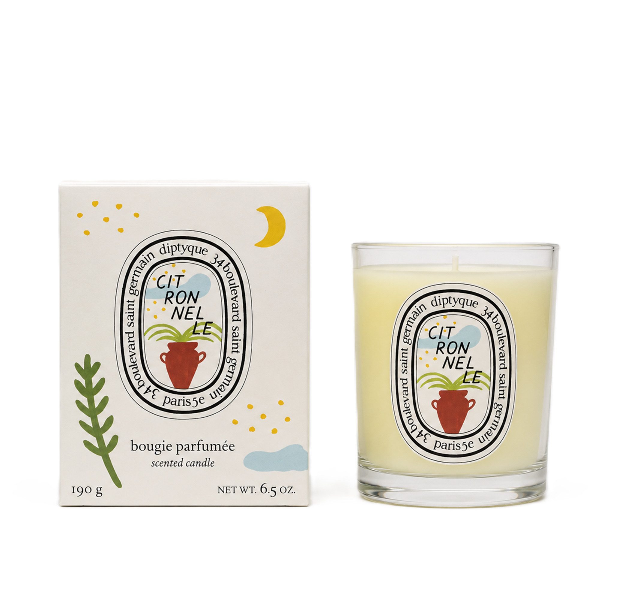Diptyque Duftkerze Diptyque Citronnelle bougie parfumee scented Kerze 190g