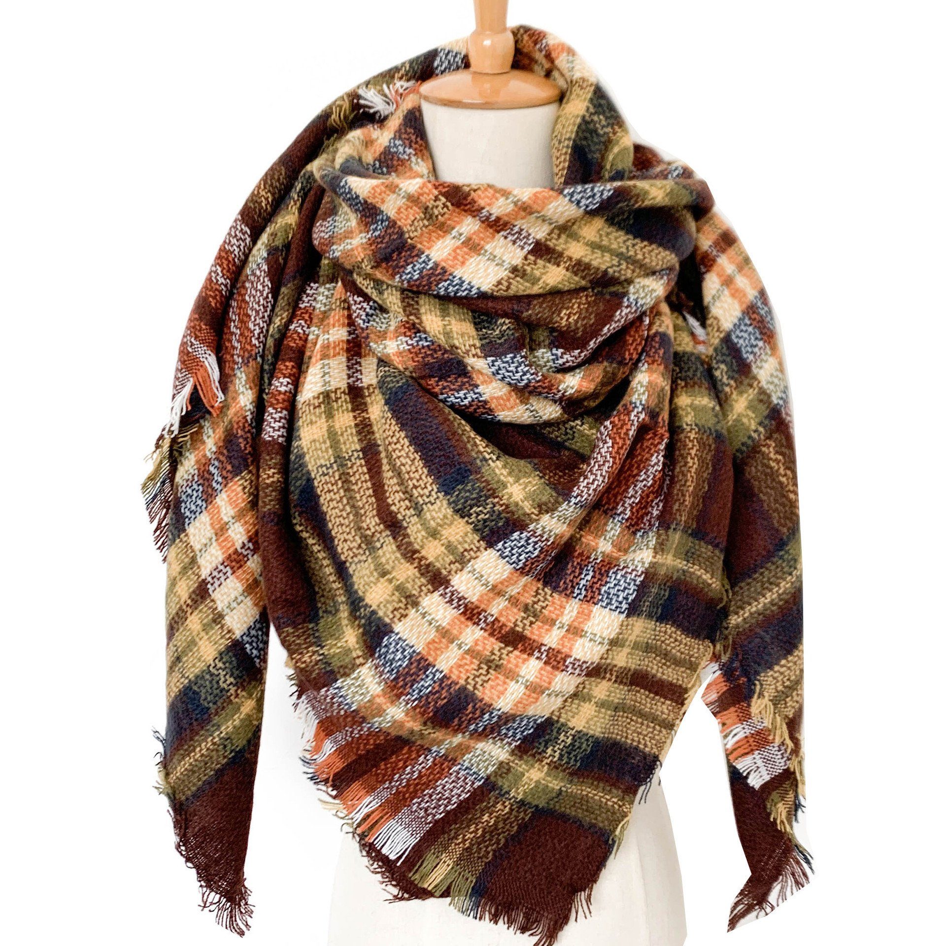 XDeer Modeschal Damen Schal Kariert übergroßer,XLDeckenschal günstig online kaufen