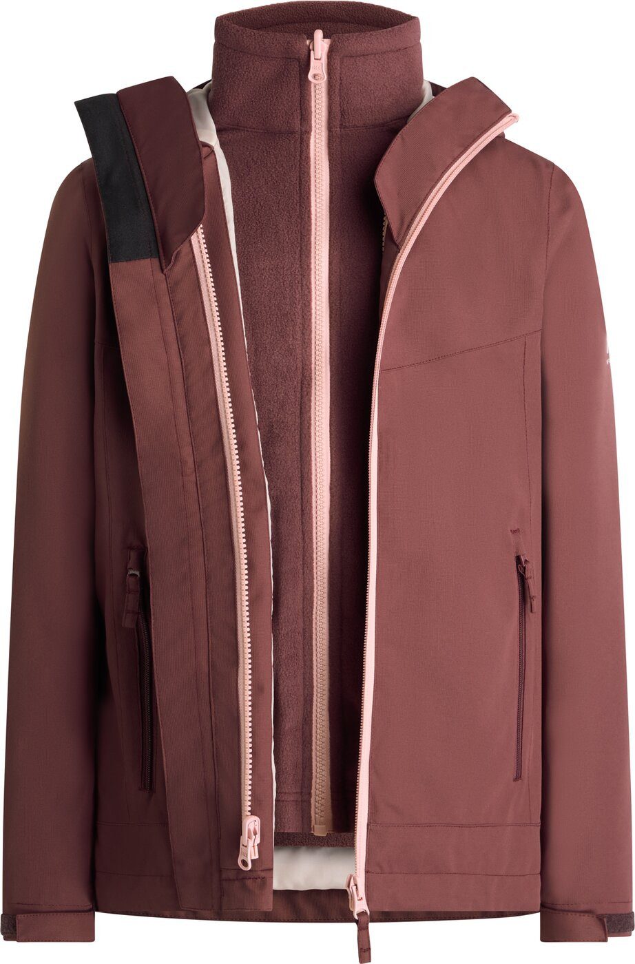 McKINLEY Doppeljacke Mä.-Funktions-Jacke Justin 3:1 III G RED WINE