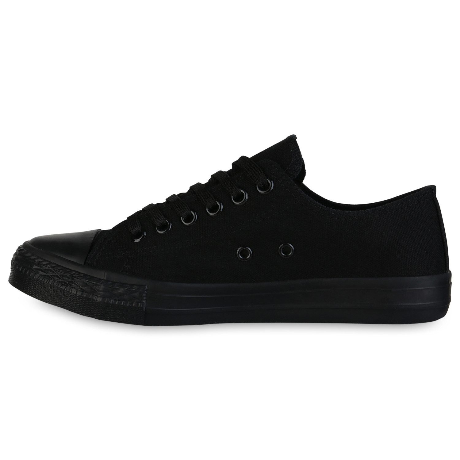 VAN HILL 838455 Sneaker Damen Sneaker Low Bequeme Schnürer Basic Stoff Schn günstig online kaufen