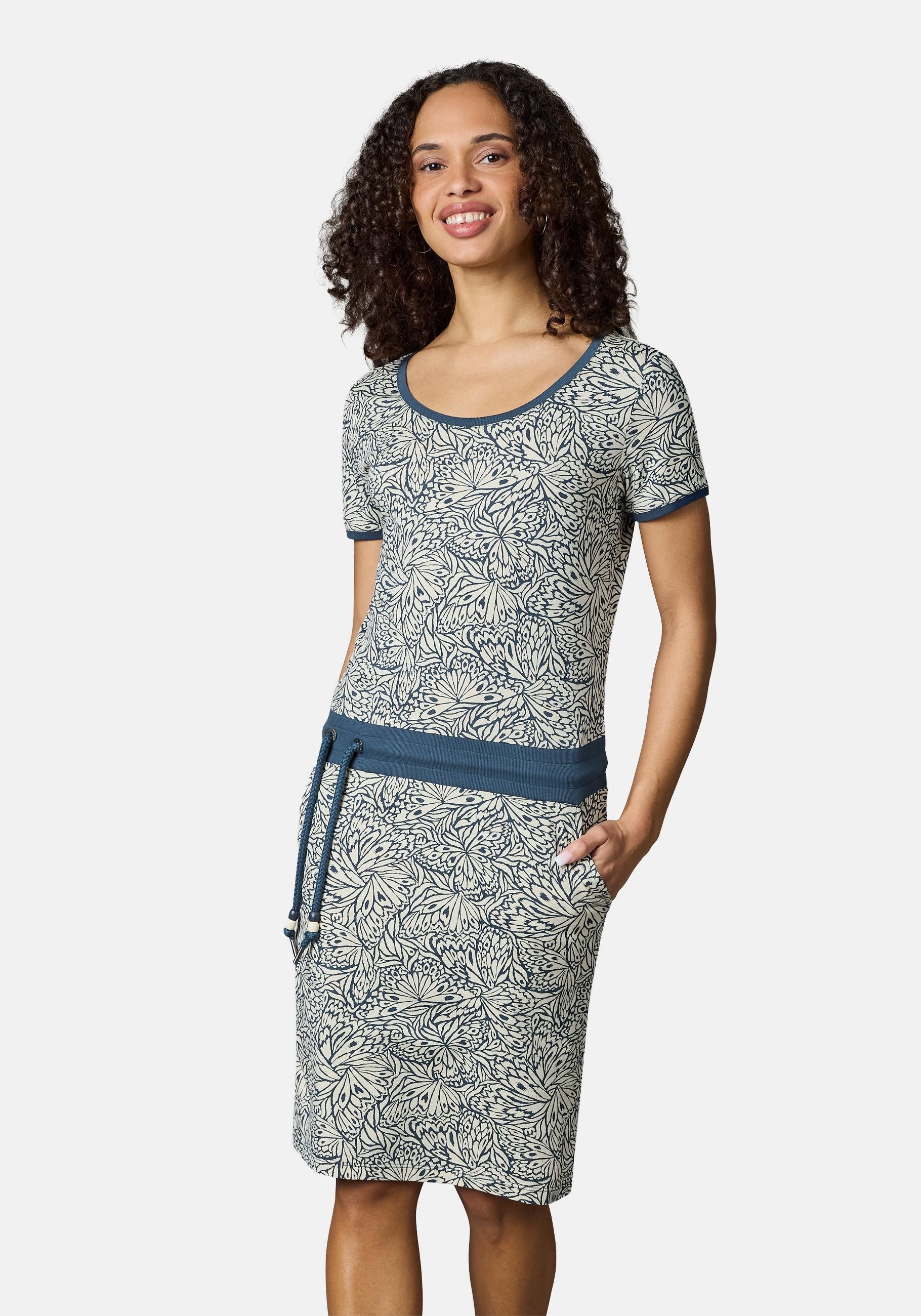 Ragwear Minikleid Baomi Zoo YOUMODO Gemustertes Damen Sommerkleid