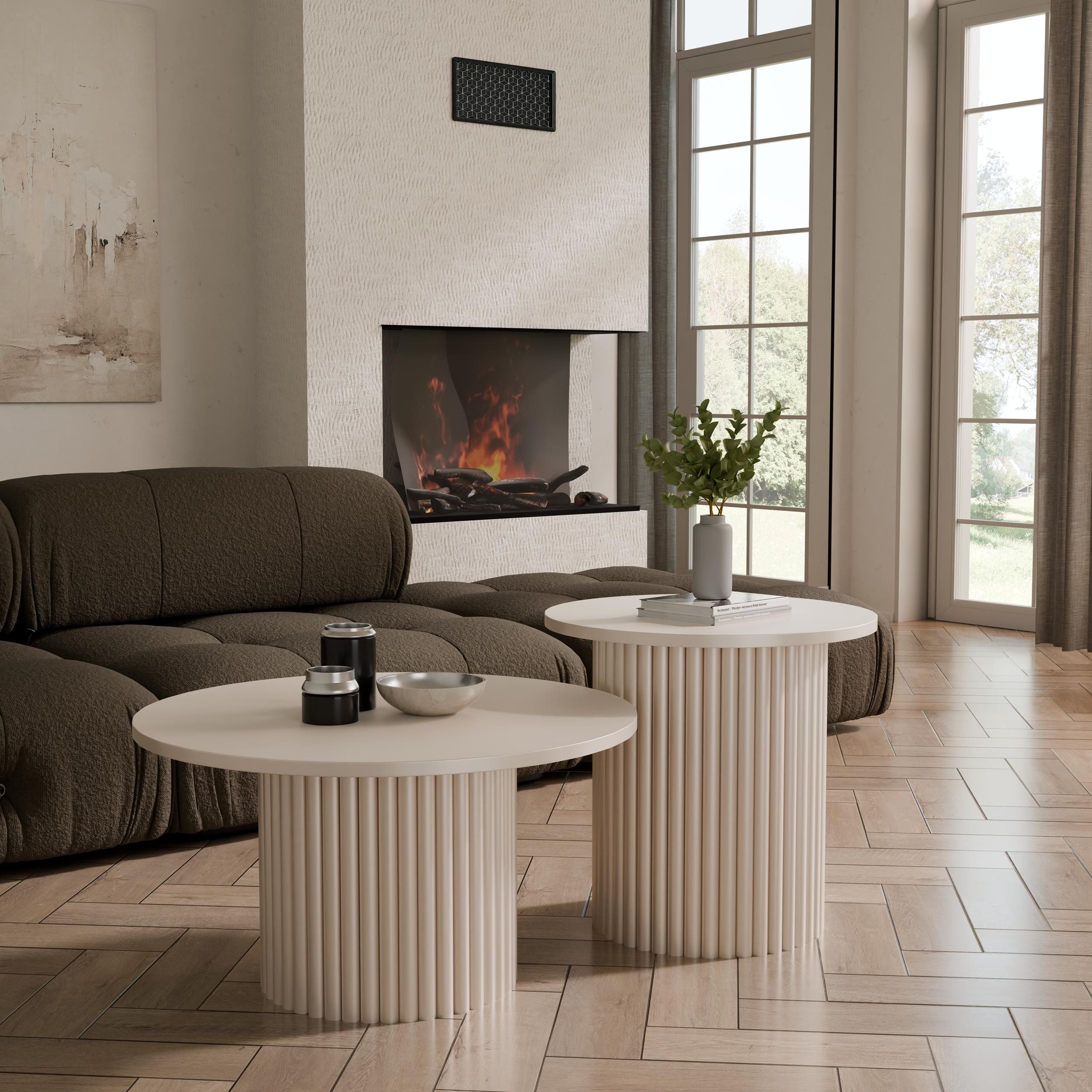 Design Möbel Couchtisch Couchtisch LOMELO 2in1