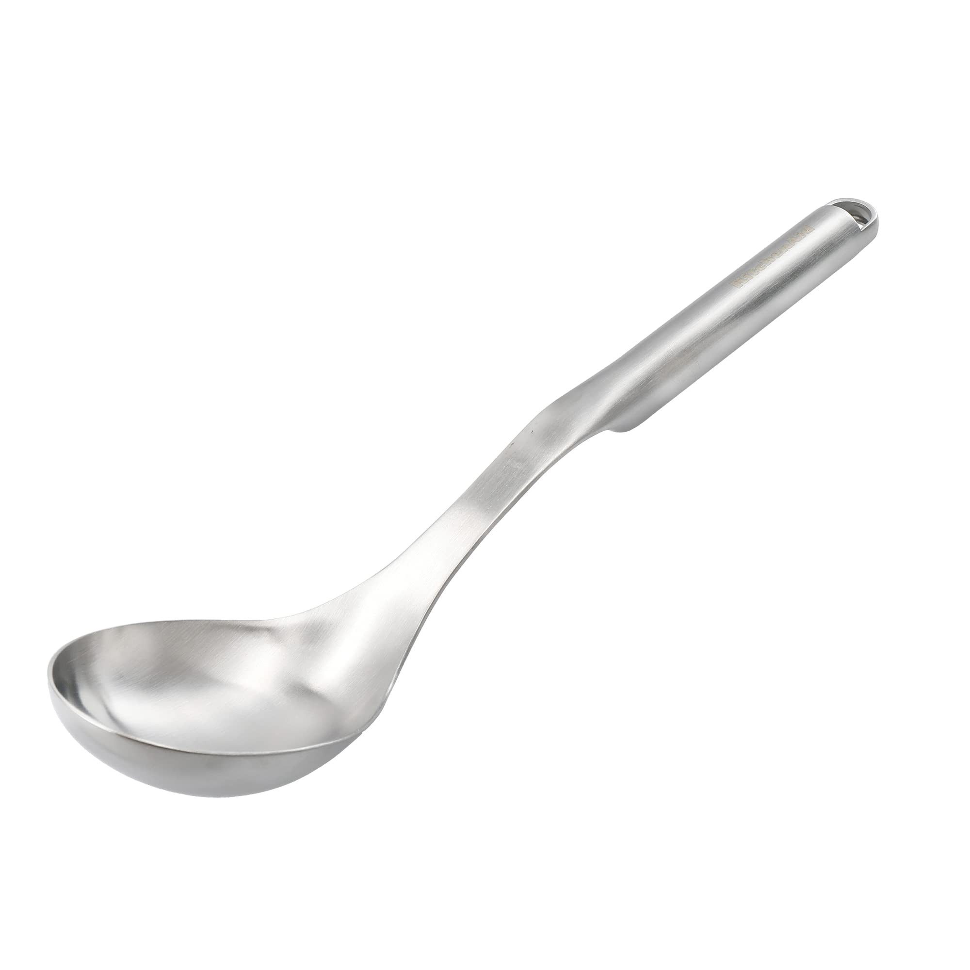 KitchenAid Kochlöffel KMG003OHSS, Großer Edelstahl Servierlöffel, hitzebeständig und rostfrei