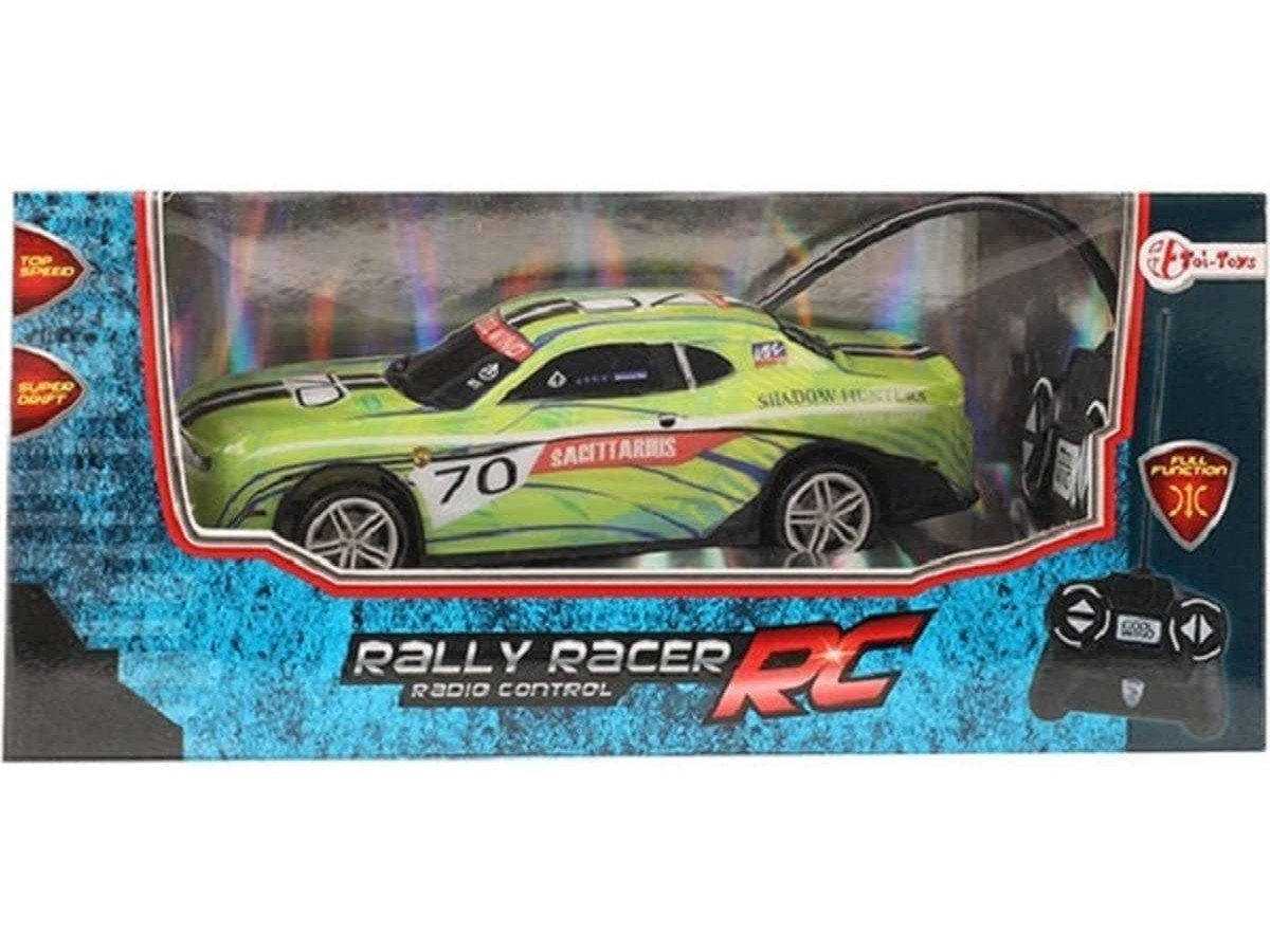 Toi-Toys RC-Auto Ferngesteuertes Auto - Rally Racer RC (grün, 18cm)