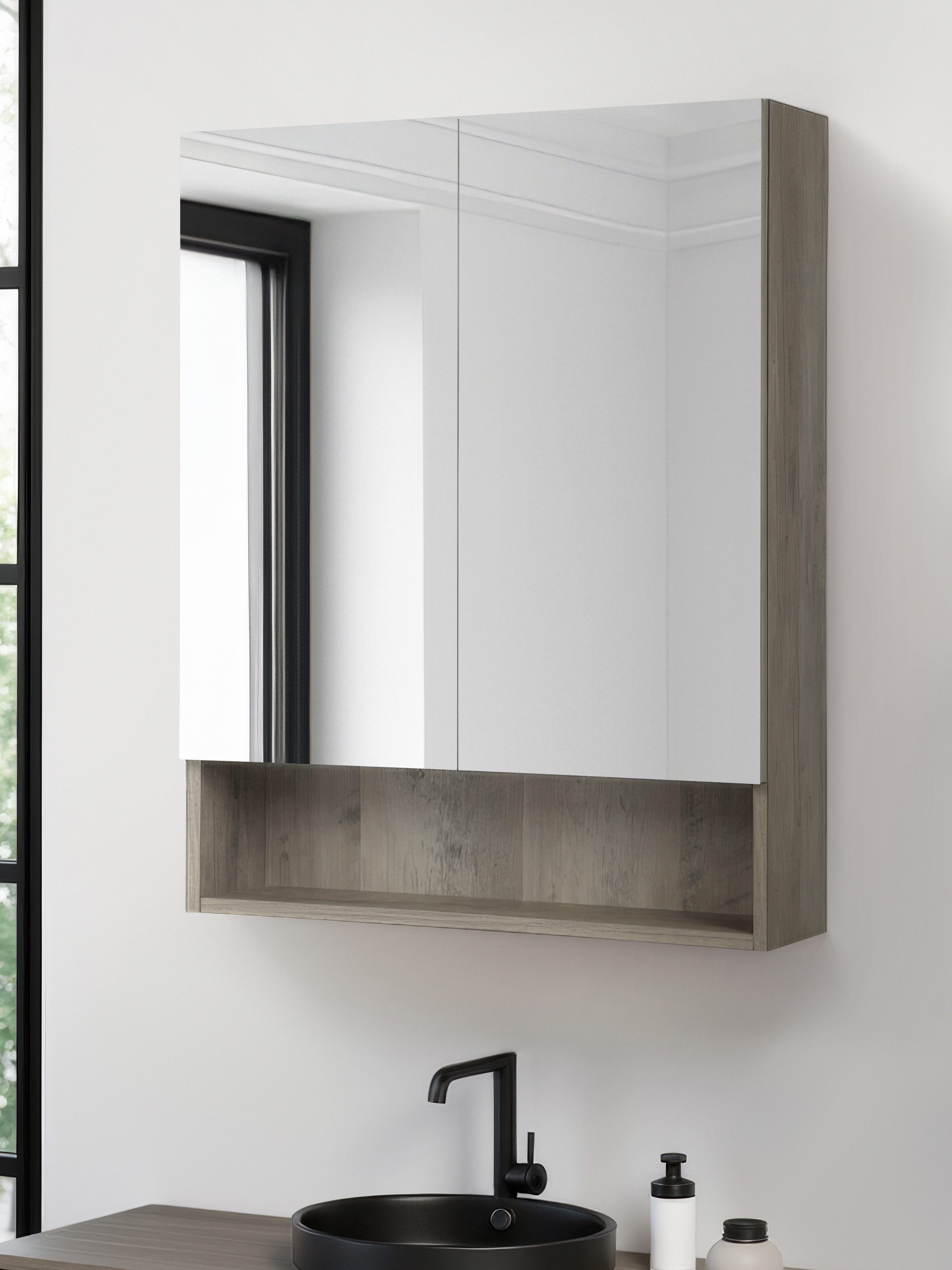 welltime Spiegelschrank Florenz 2 Türen