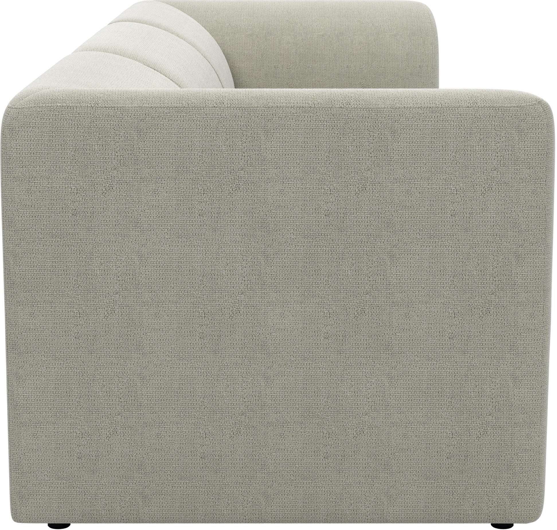by Home Sofa, modulares Floria, in trendigen 3-Sitzer Komfortschaum-Polsterung mit Gercke LeGer Lena Farben,