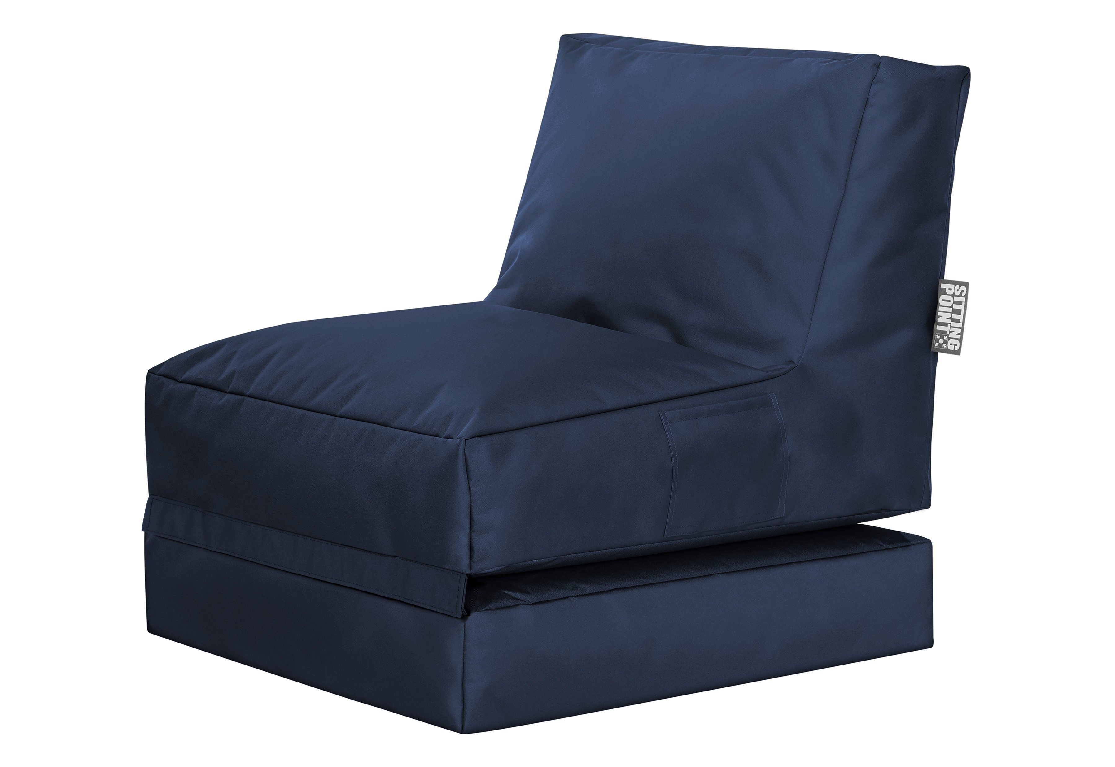 Magma Sitzsack Sessel Jeansblau 70x80x90cm