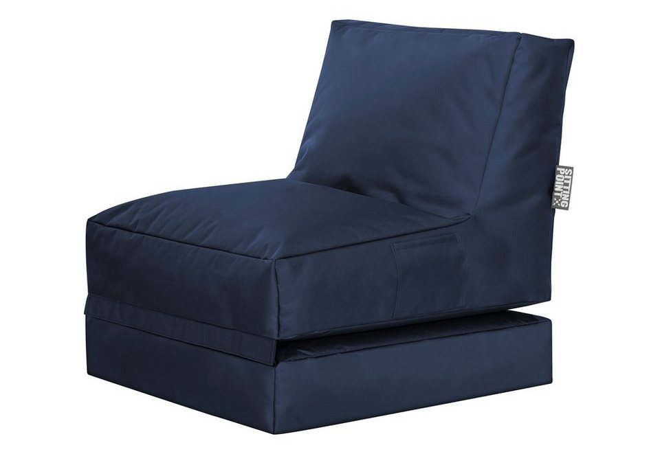 Magma Sitzsack Sessel 70x80x90cm Jeansblau