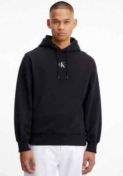 Calvin Klein Jeans Kapuzensweatshirt MICRO MONOLOGO HOODIE (1-tlg) mit Bio Baumwollanteil