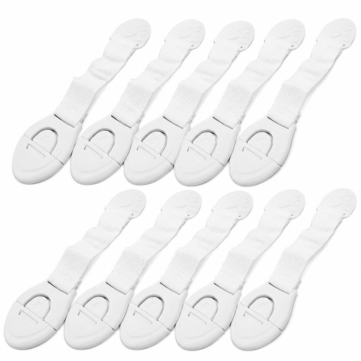 WS-Trend Kindersicherung Schubladensicherung 10er Set Kindersicherung Schrank Klebebefestigung