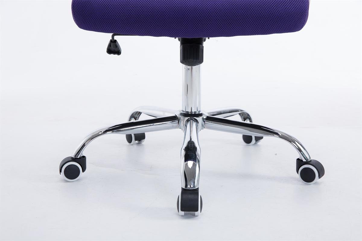 CLP Schreibtischstuhl lila drehbar Tracy Netzbezug, höhenverstellbar und