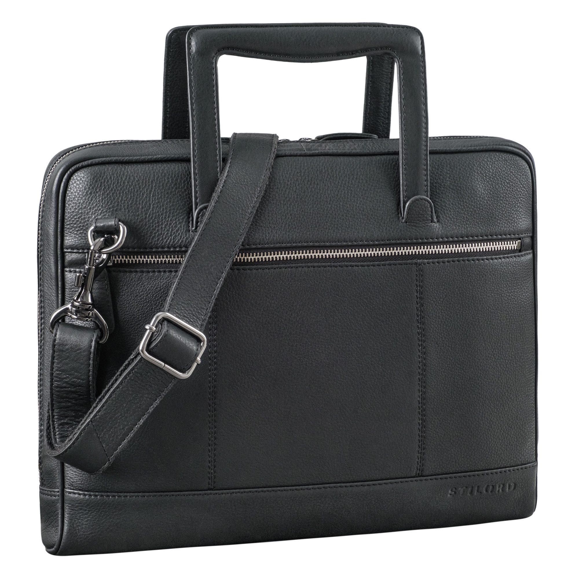 Laptoptasche "Tristan" Laptop Umhängetasche Herren Leder