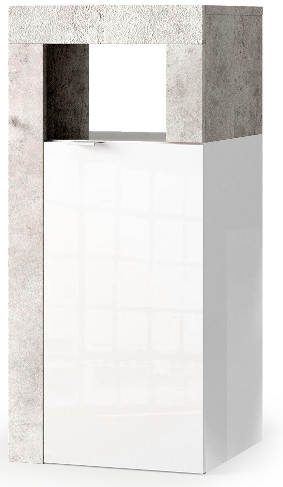 Unterschrank Hamburg Höhe 78 cm, Breite 35 cm, Badkommode mit 1 Tür