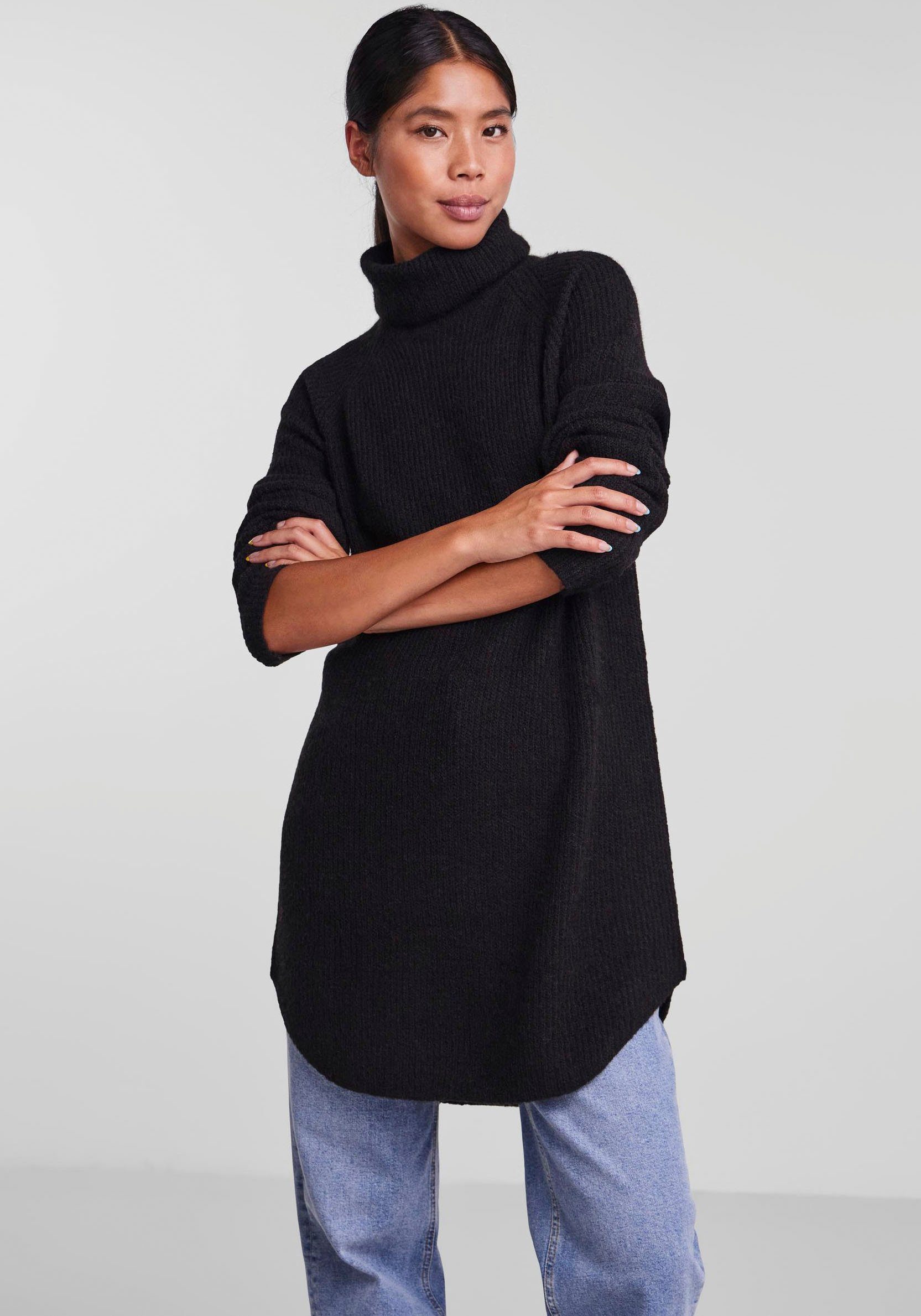 pieces Rollkragenpullover PCELLEN LS LONG KNIT günstig online kaufen