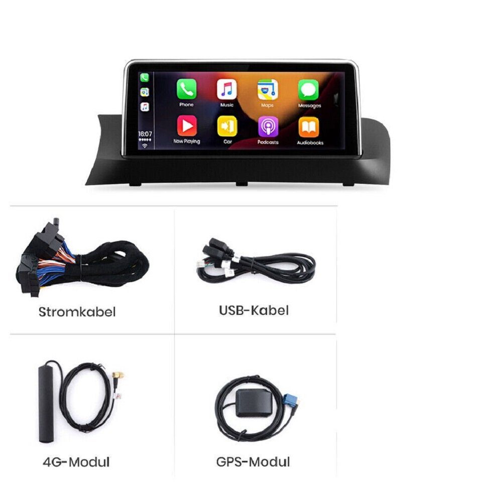 GABITECH 10.25'' Android 13 Autoradio Apple Carplay für BMW X3 X4 F25 F26 Autoradio