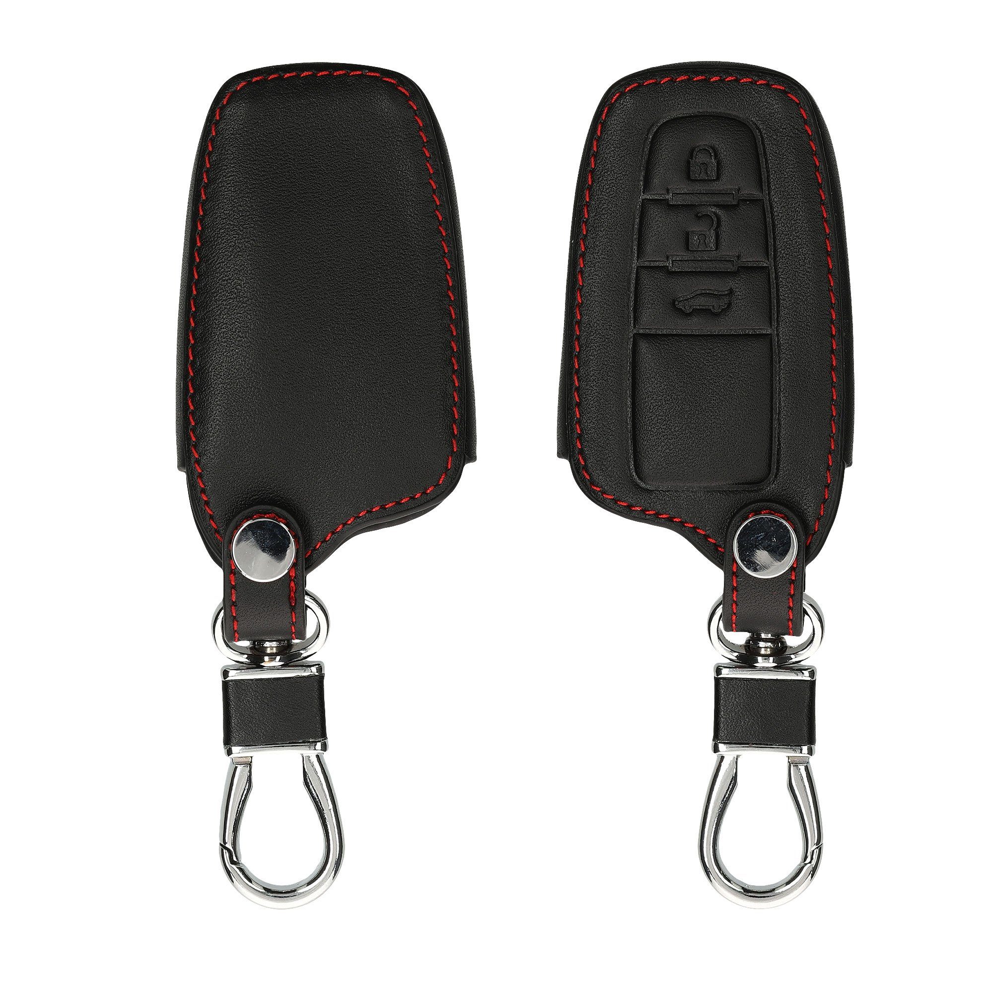 kwmobile Schlüsseltasche Autoschlüssel Kunstleder Hülle für Renault, Schlüsselhülle  Schlüssel Case Cover